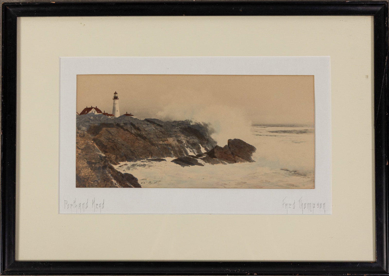 Fred Thompson (1876-1923) Hand Colored Framed Photograph: Fred Thompson (1876-1923) Hand Colored Framed Photograph Size 11" x 15" Literature Brooks Auction – Online Auction Terms & Conditions Contact: (856) 694-2960 | info@brooks.auction READ BEFORE