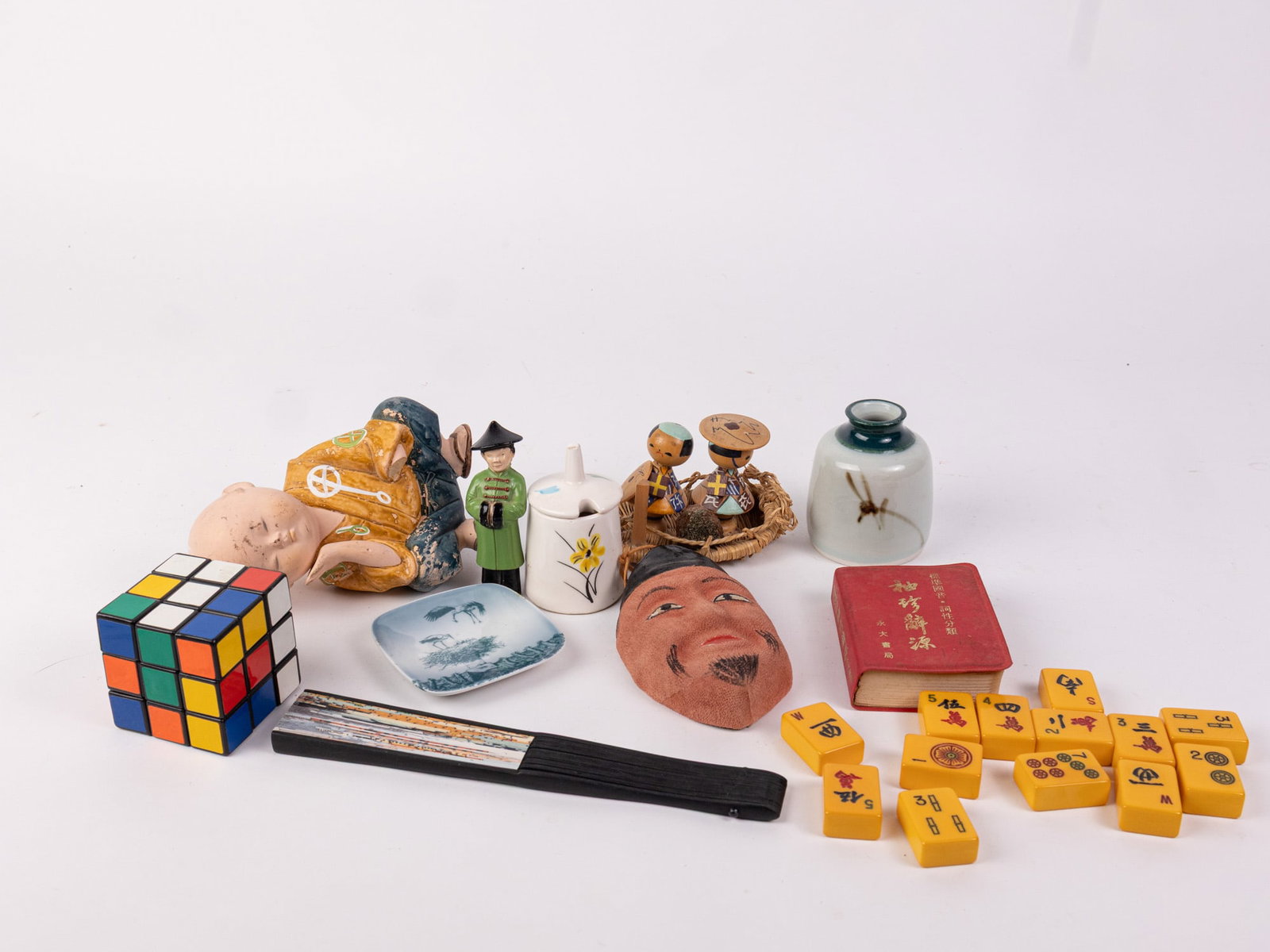 Vintage Asian Decor Assortment Lot - 2