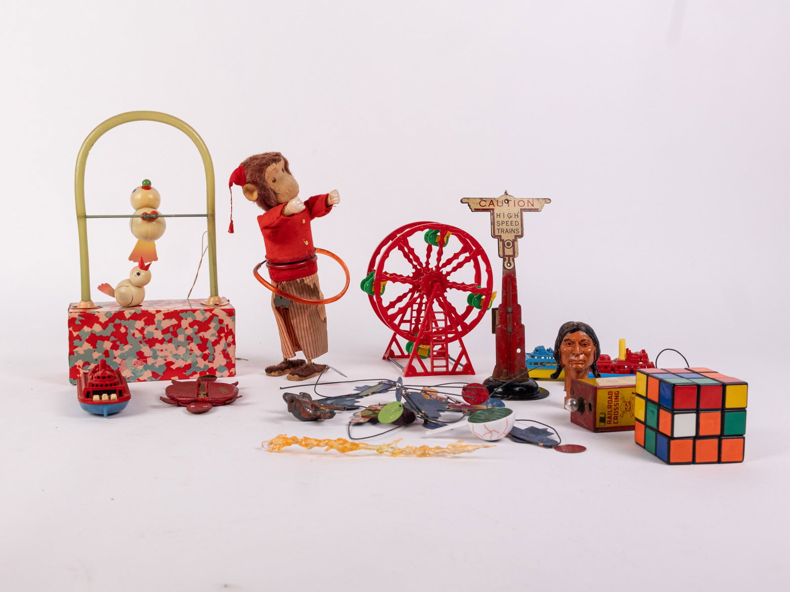Vintage Toys and Games Assortment Lot - 2