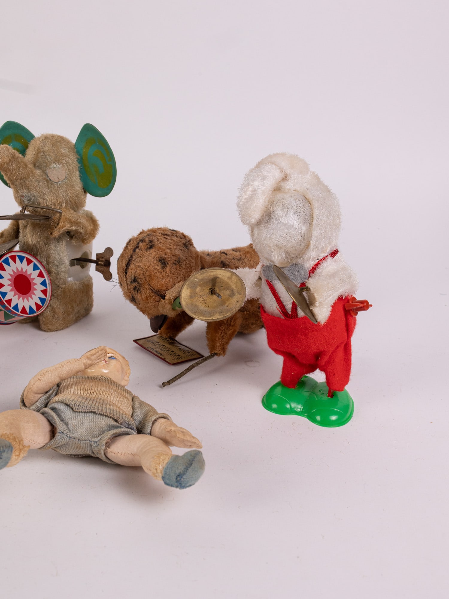 Lot of Assorted Vintage Wind-Up Toys and Dolls - 5