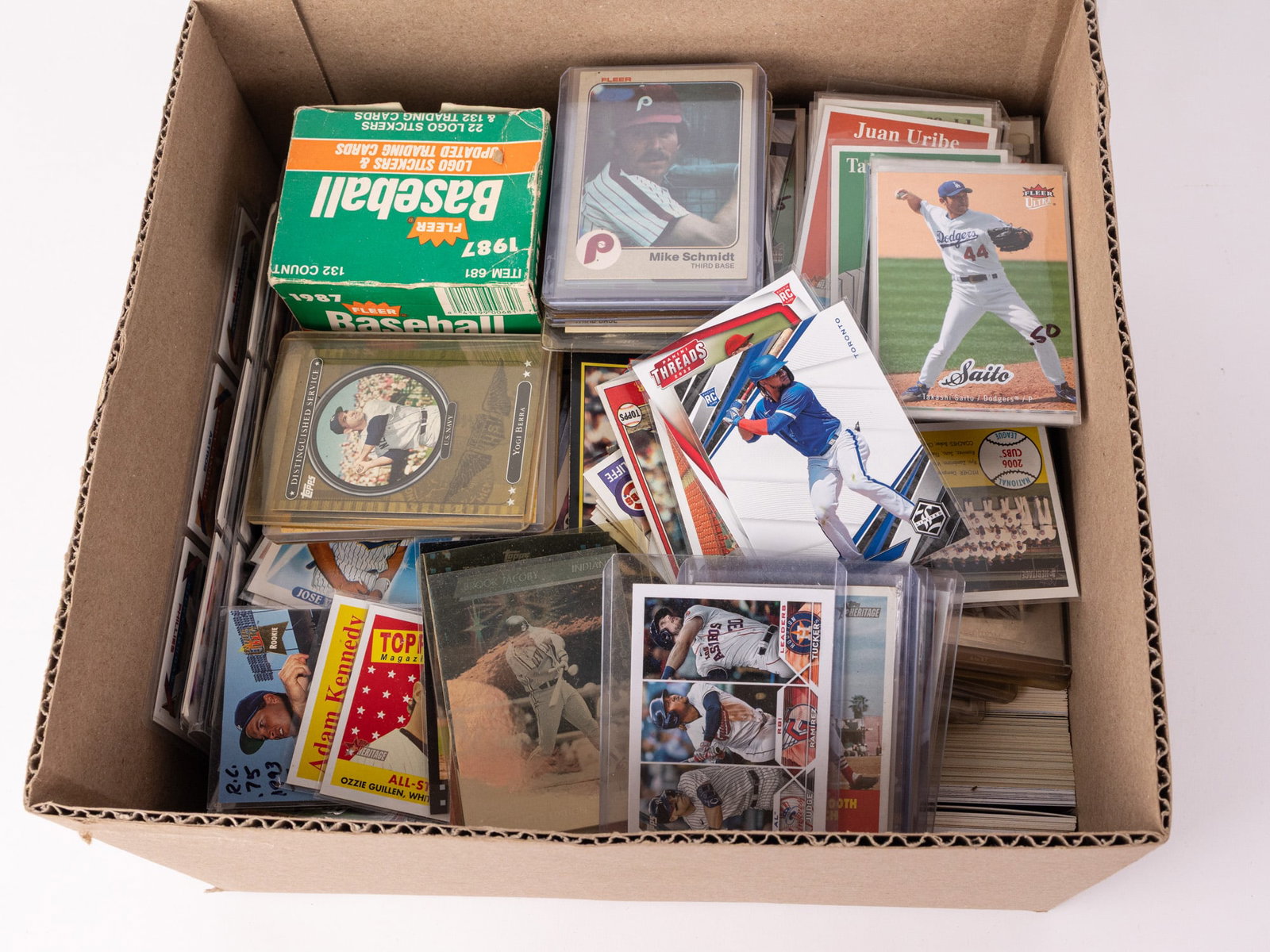 Large Assortment of Baseball Trading Cards (1 of 3)