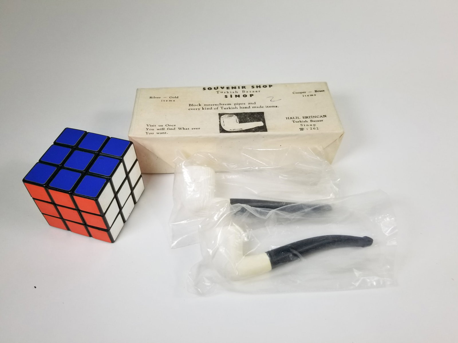Two Vintage Meerschaum Pipes in Original Box - 2