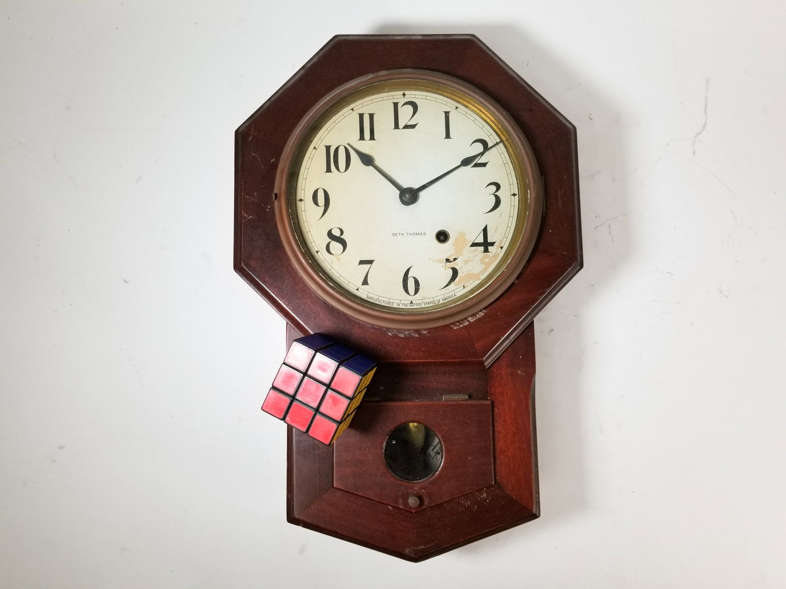 Seth Thomas Antique Wall Clock c. 1920 - 2