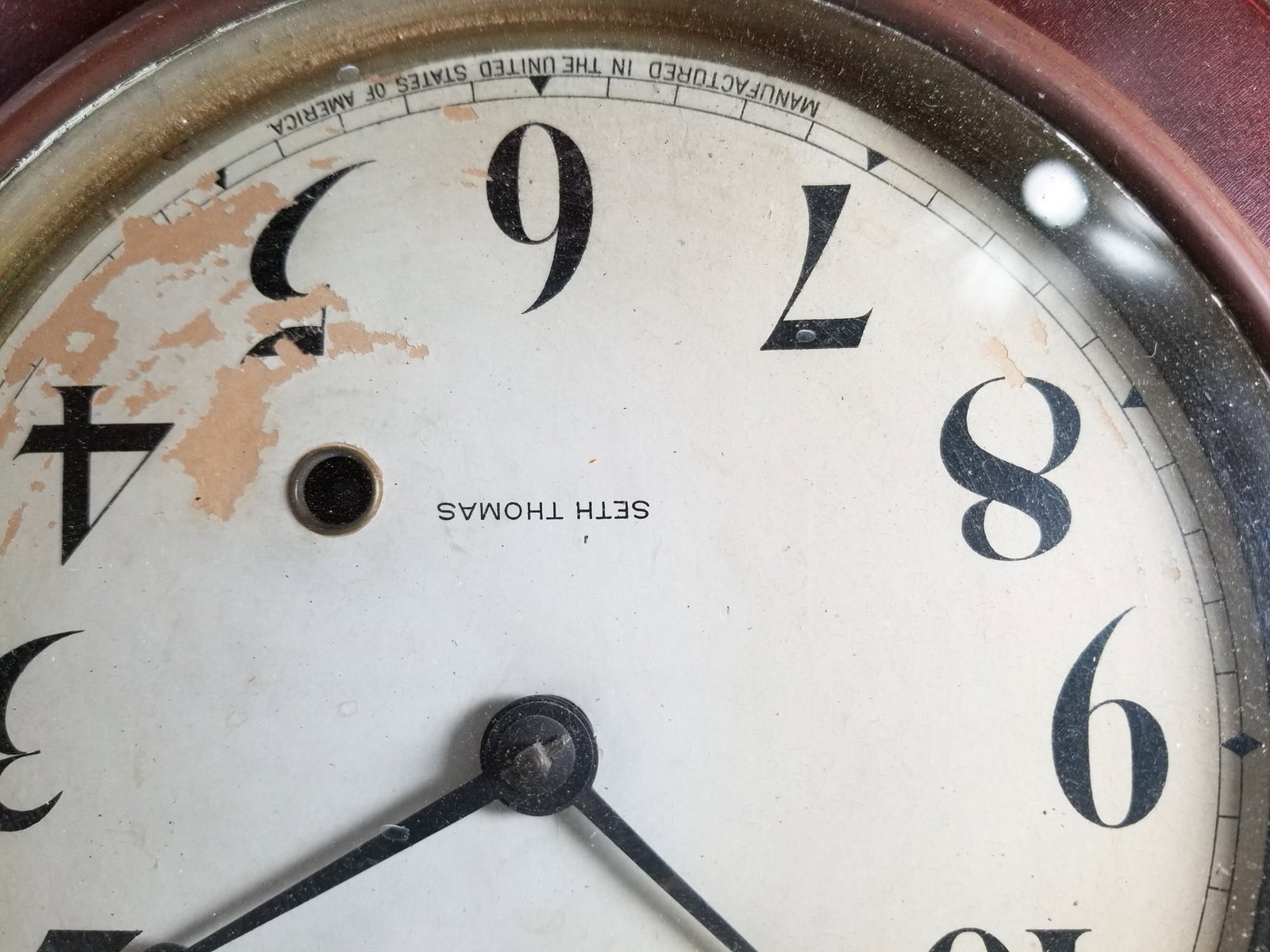 Seth Thomas Antique Wall Clock c. 1920 - 3
