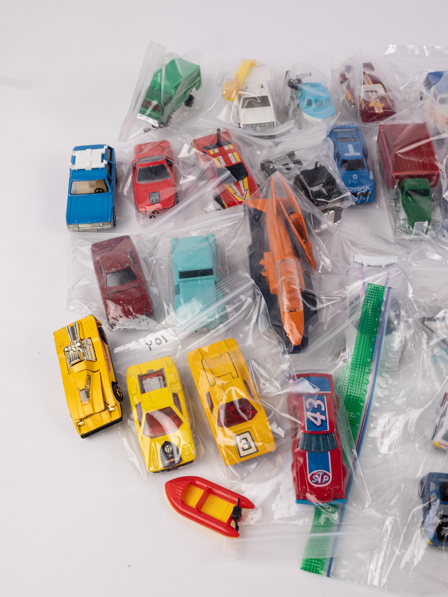 Assorted Vintage Die Cast Miniature Toy Cars Featuring Hotwheels - 3