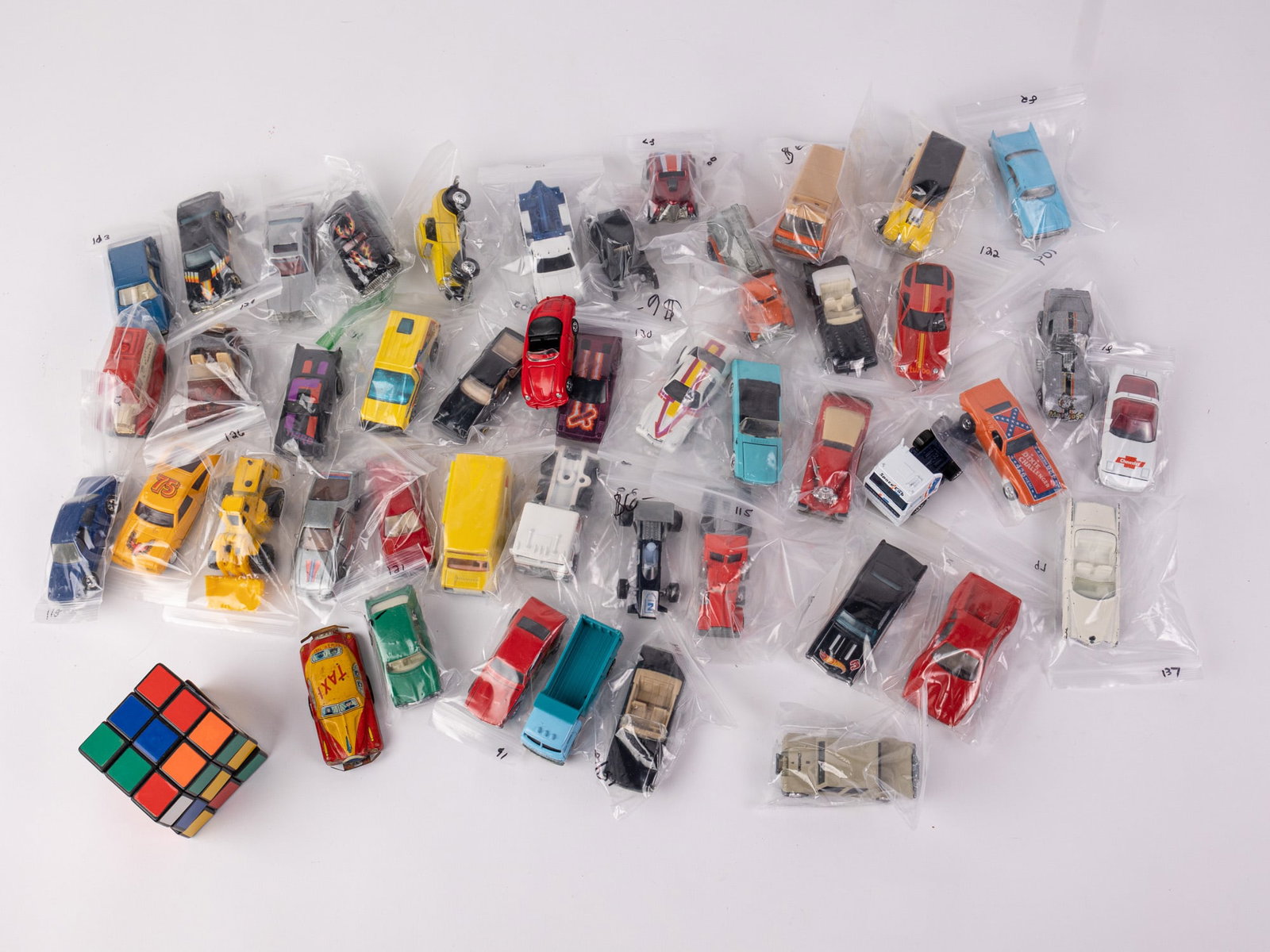 Assorted Vintage Die Cast Miniature Toy Cars Featuring Hotwheels - 2