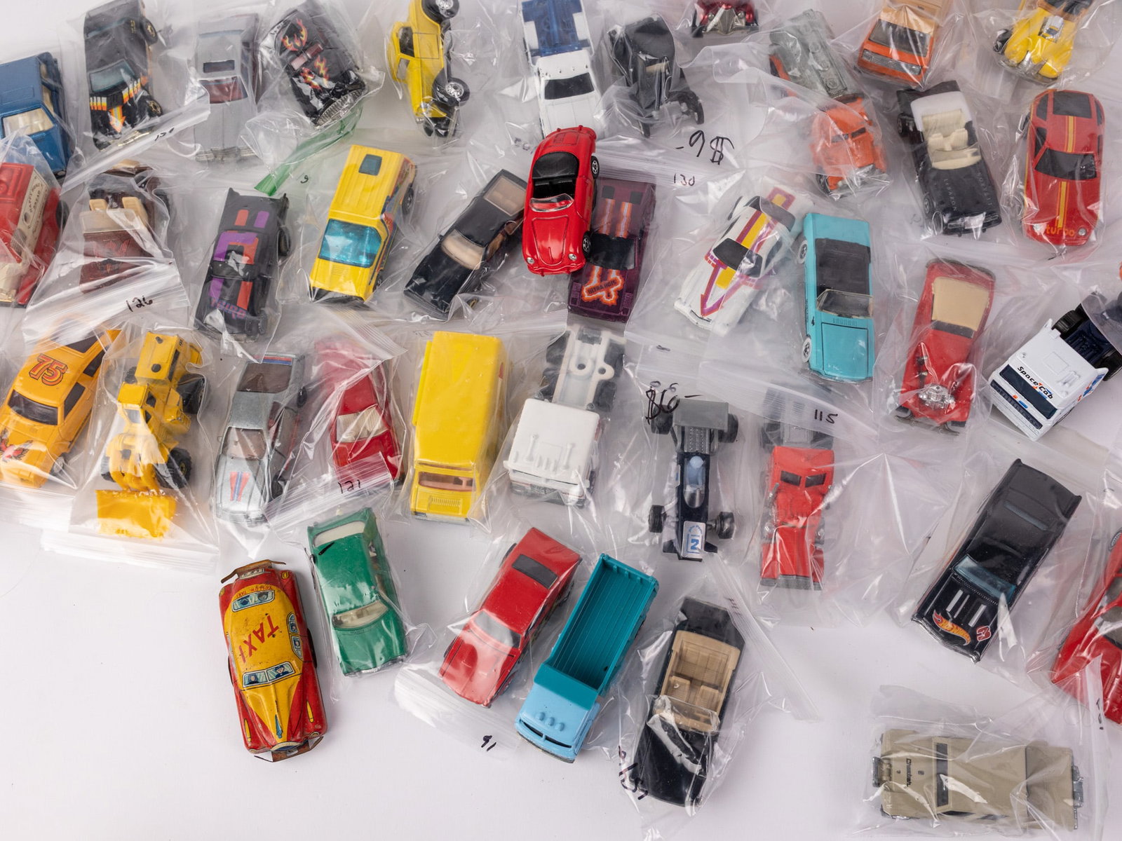 Assorted Vintage Die Cast Miniature Toy Cars Featuring Hotwheels - 4