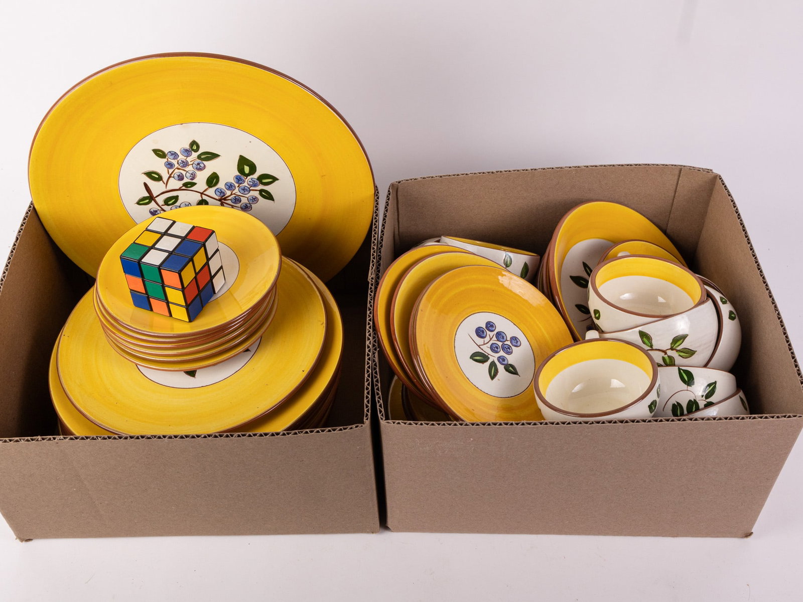 Grouping of Vintage Stangl Pottery "Blueberry" Ceramic Pieces - 2