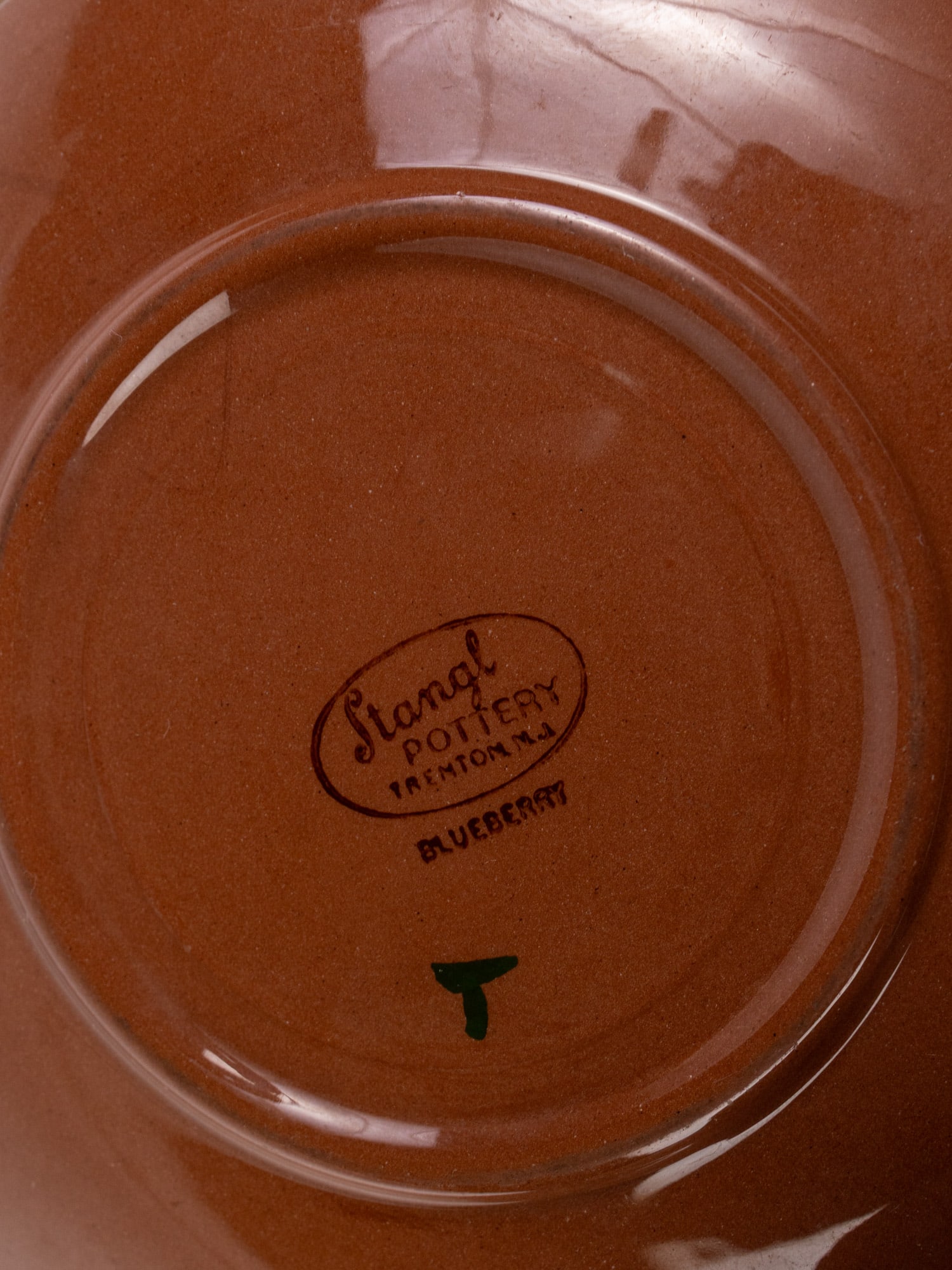 Grouping of Vintage Stangl Pottery "Blueberry" Ceramic Pieces - 6