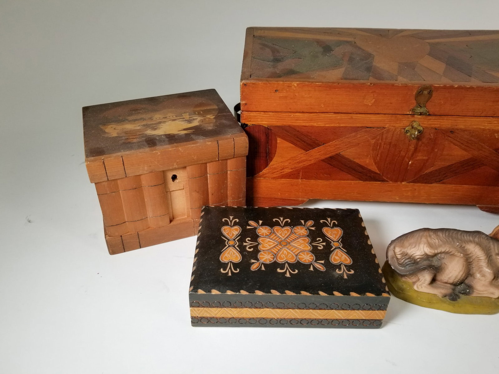 Vintage Assortment Lot ft. Wood Boxes - 3