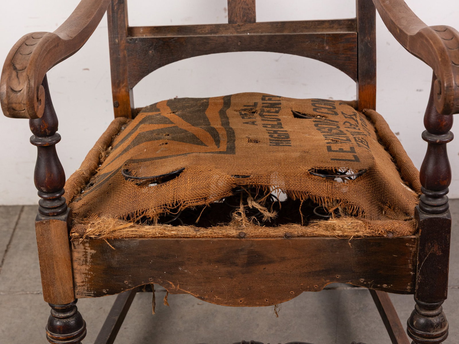 Antique Carved Armchair - 2