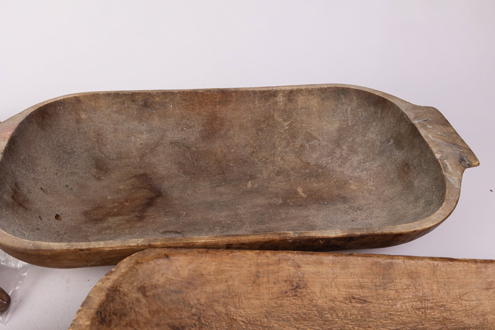 Assorted Primitive Antique Wooden Bowls - 4