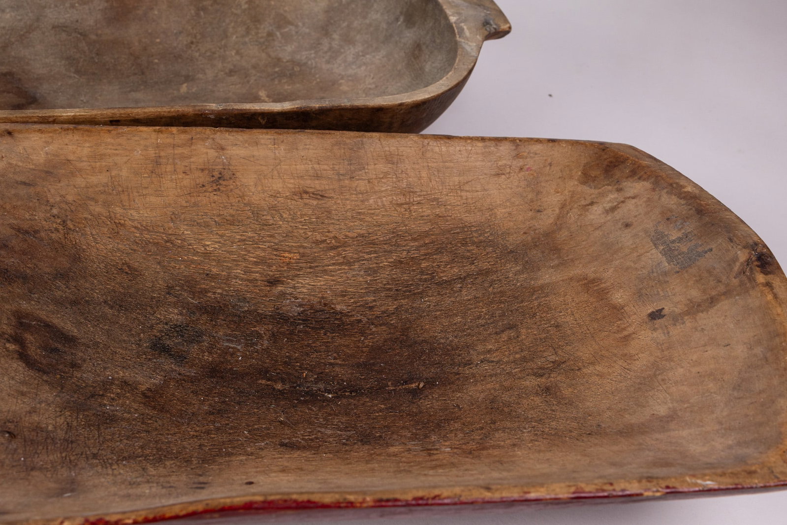 Assorted Primitive Antique Wooden Bowls - 5