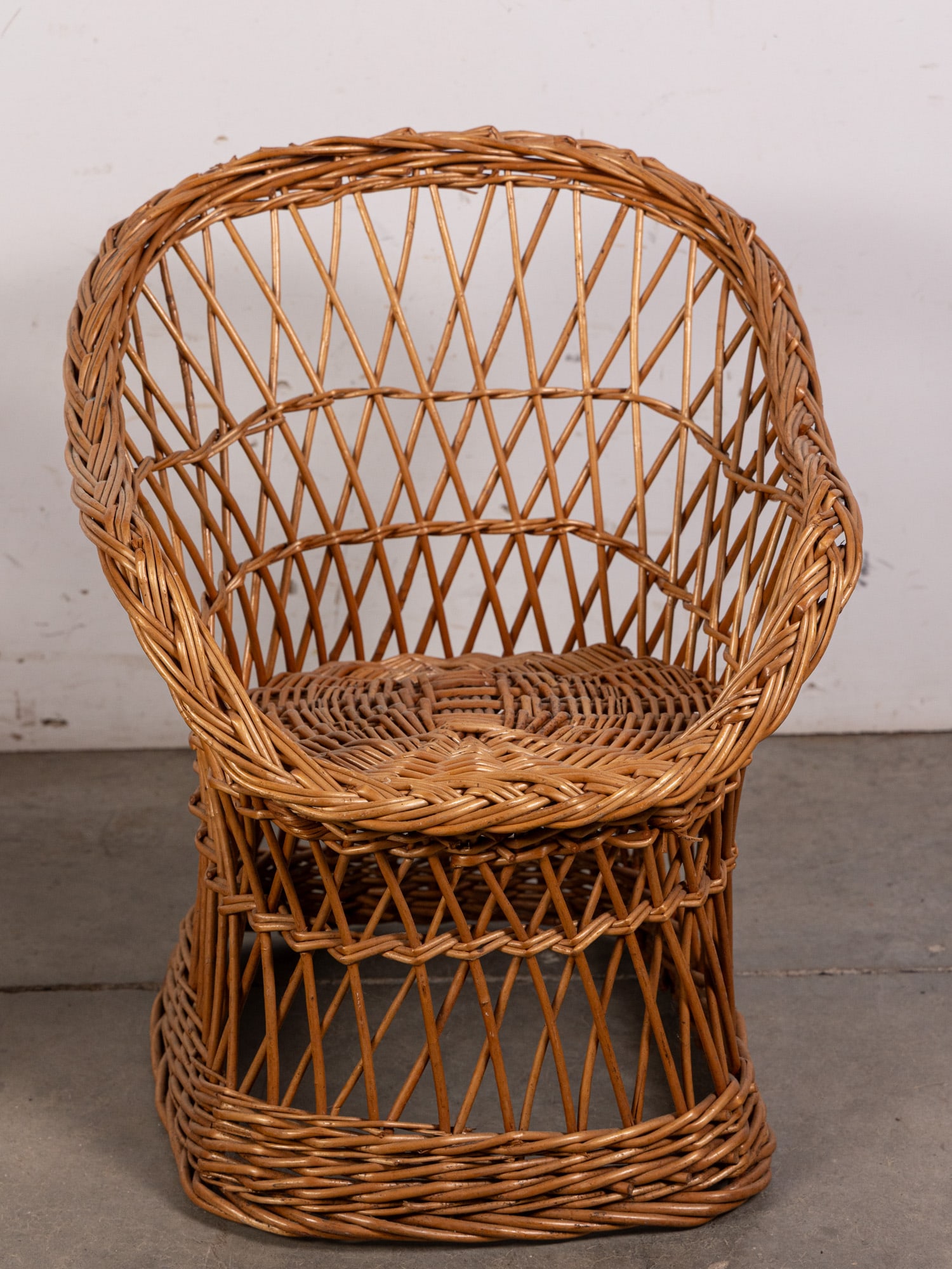 Pair of Children's Wicker Armchairs - 3