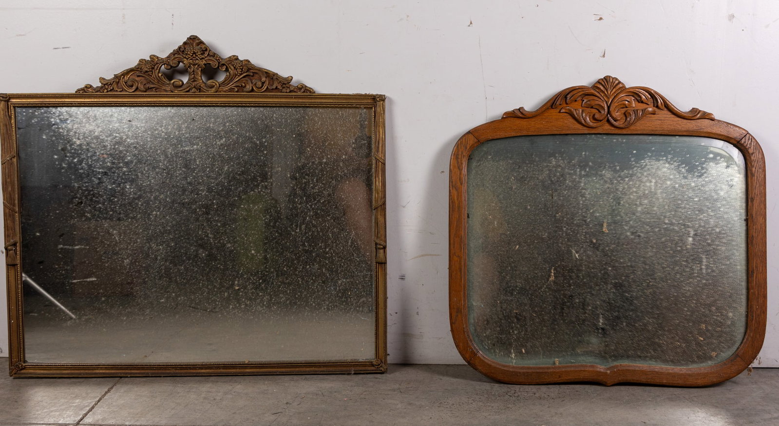 Two Wooden Carved Ornate Wall Mirrors: Two (2) Wooden Ornate Wall Mirrors Size 24" x 32" Literature Brooks Auction – Online Auction Terms & Conditions Contact: (856) 694-2960 | info@brooks.auction READ BEFORE YOU BID: We want you to