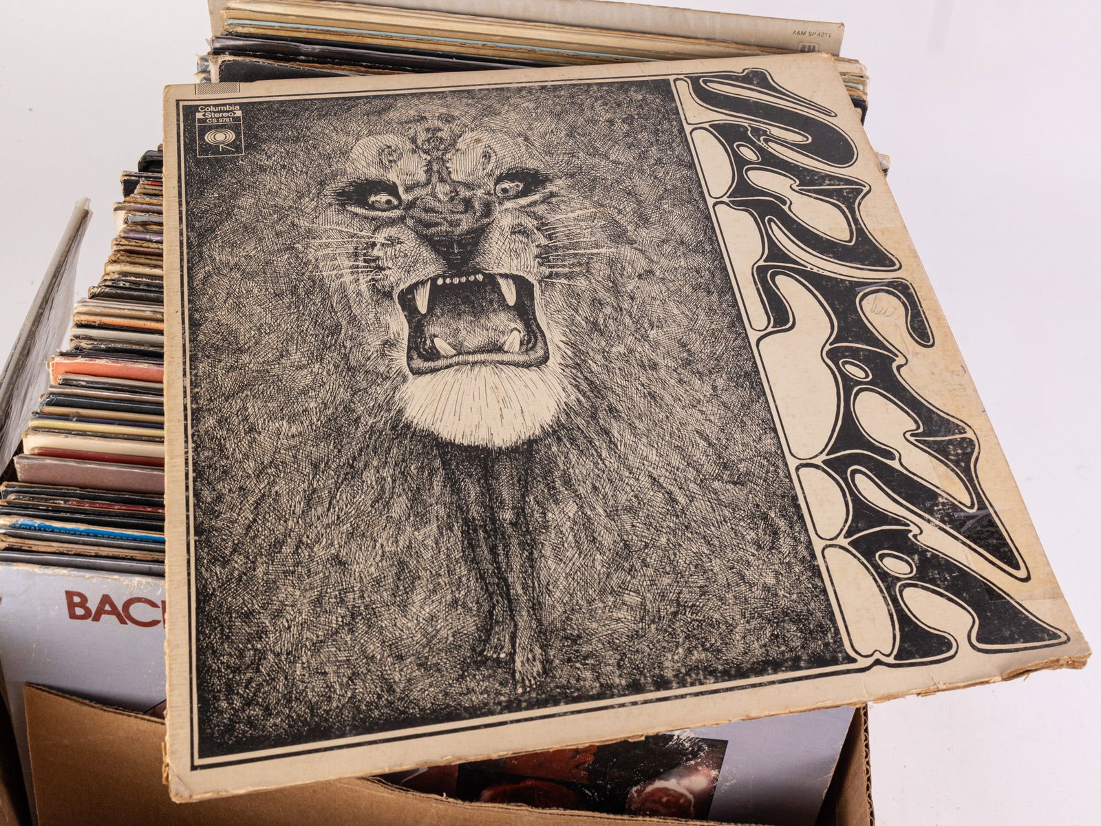 Large Assortment of Vintage Records ft. Santana, Edgar Winter & Bachman Turner Overdrive - 3
