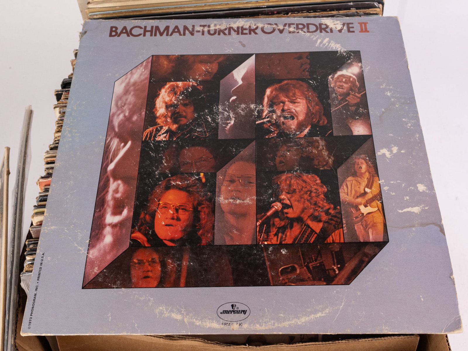 Large Assortment of Vintage Records ft. Santana, Edgar Winter & Bachman Turner Overdrive - 4