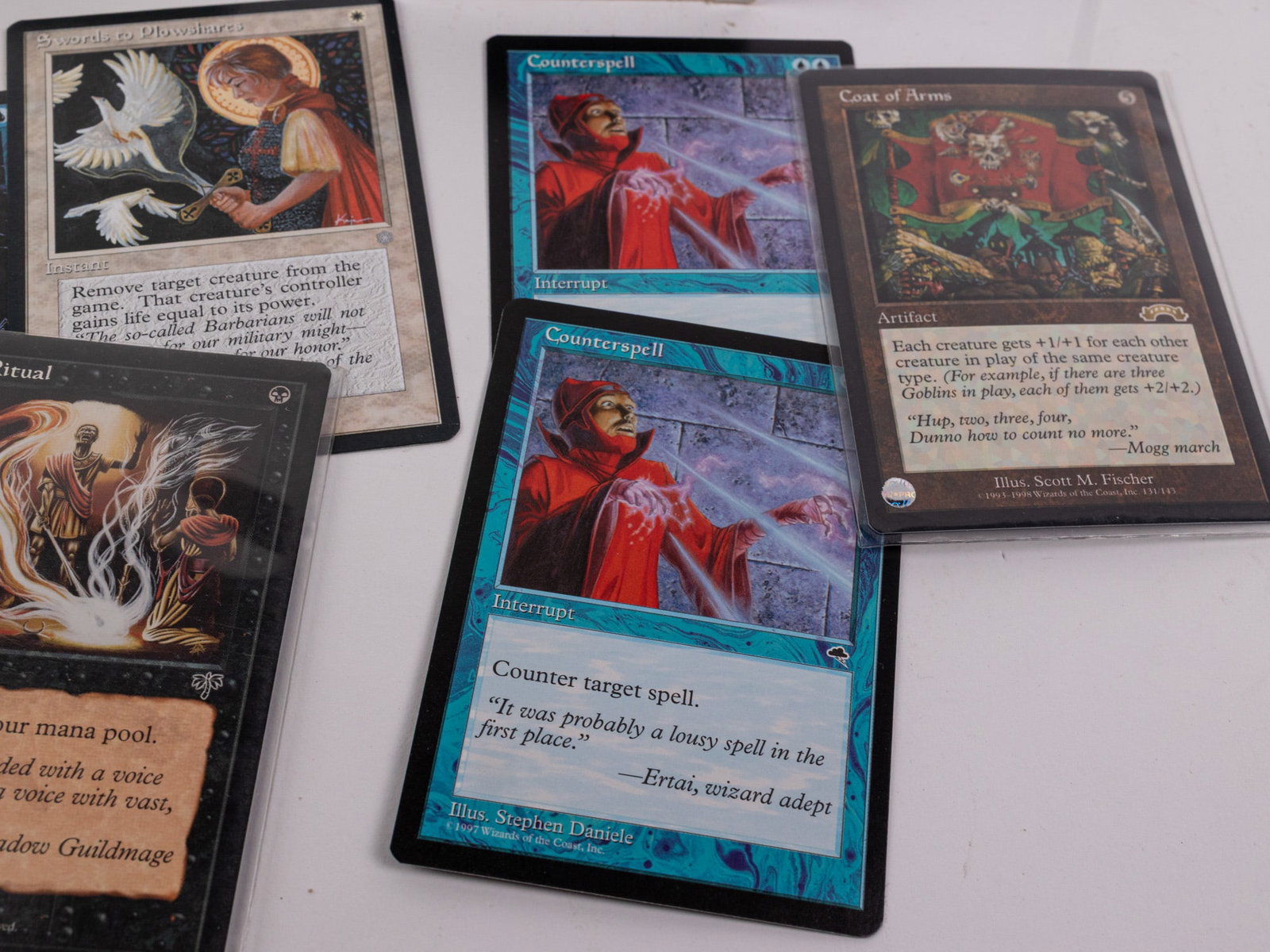 Assortment of Vintage MTG Magic the Gathering Trading Cards - 6