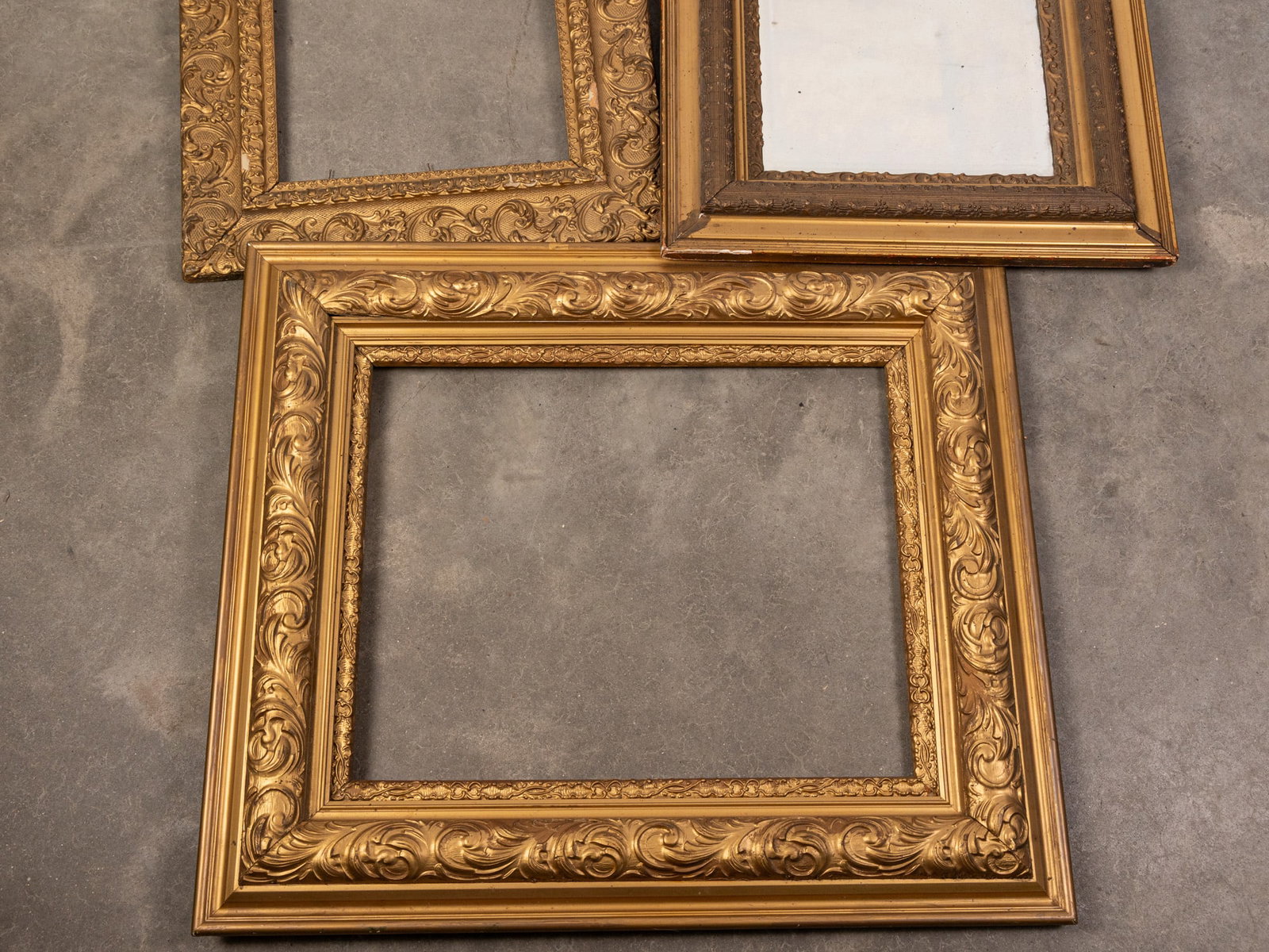 Three Ornate Wooden Pieces of Wall Decor - 2