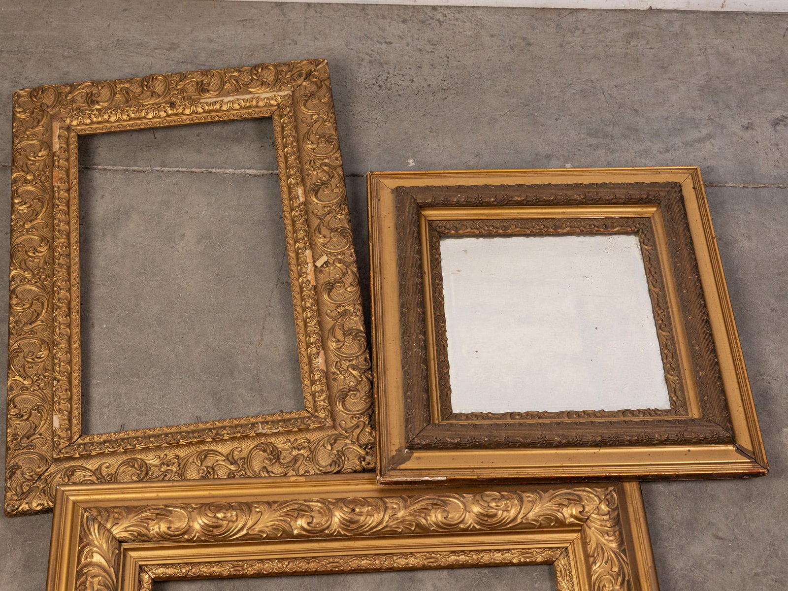 Three Ornate Wooden Pieces of Wall Decor - 3