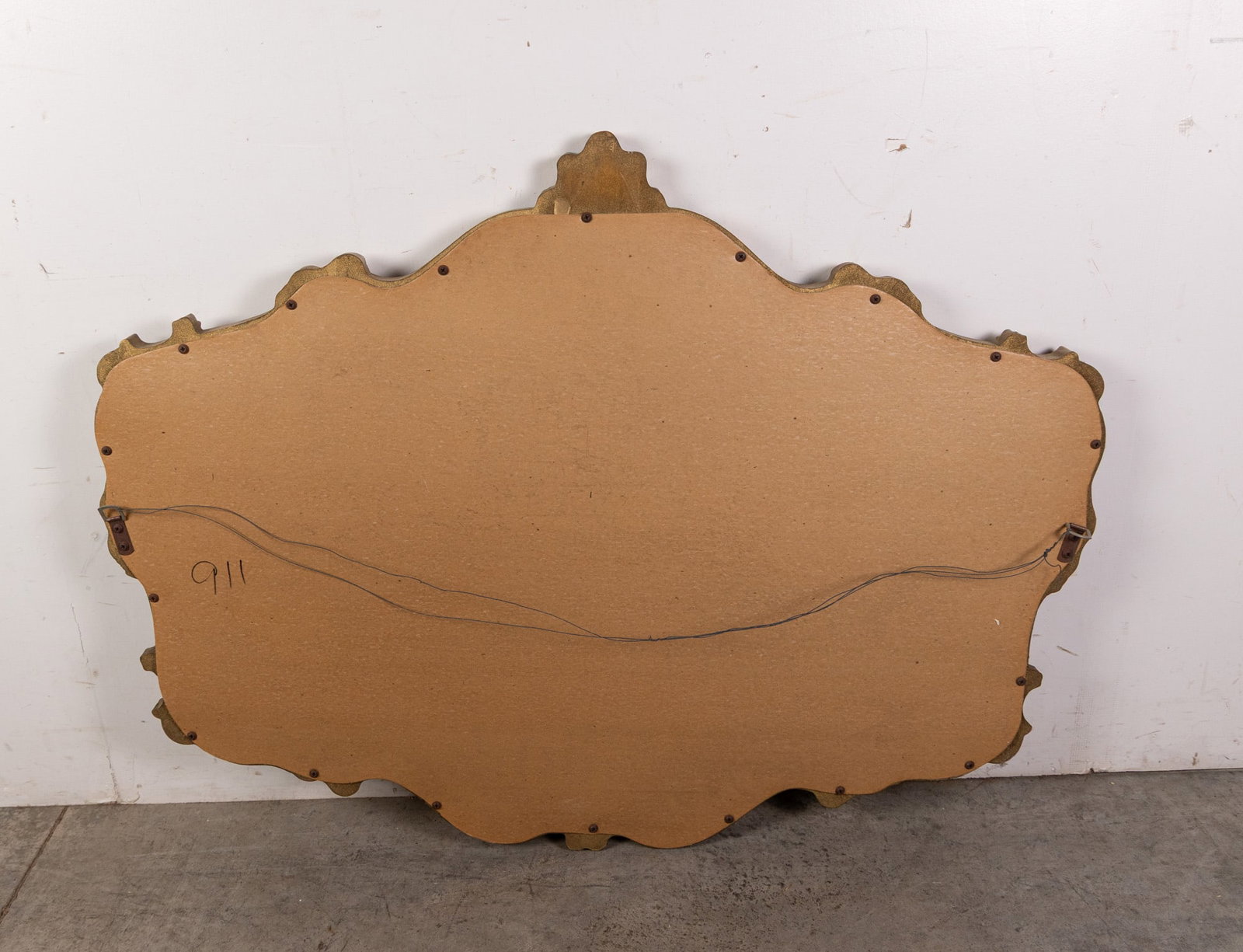Vintage Wooden Ornate French Rococo-Style Wall Mirror - 4