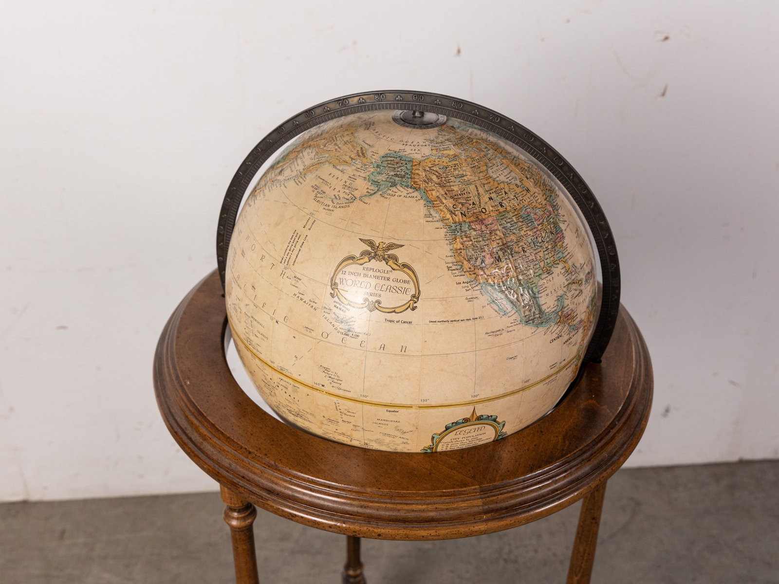 Vintage Replogle 12" Diameter World Classic Series Globe - 2