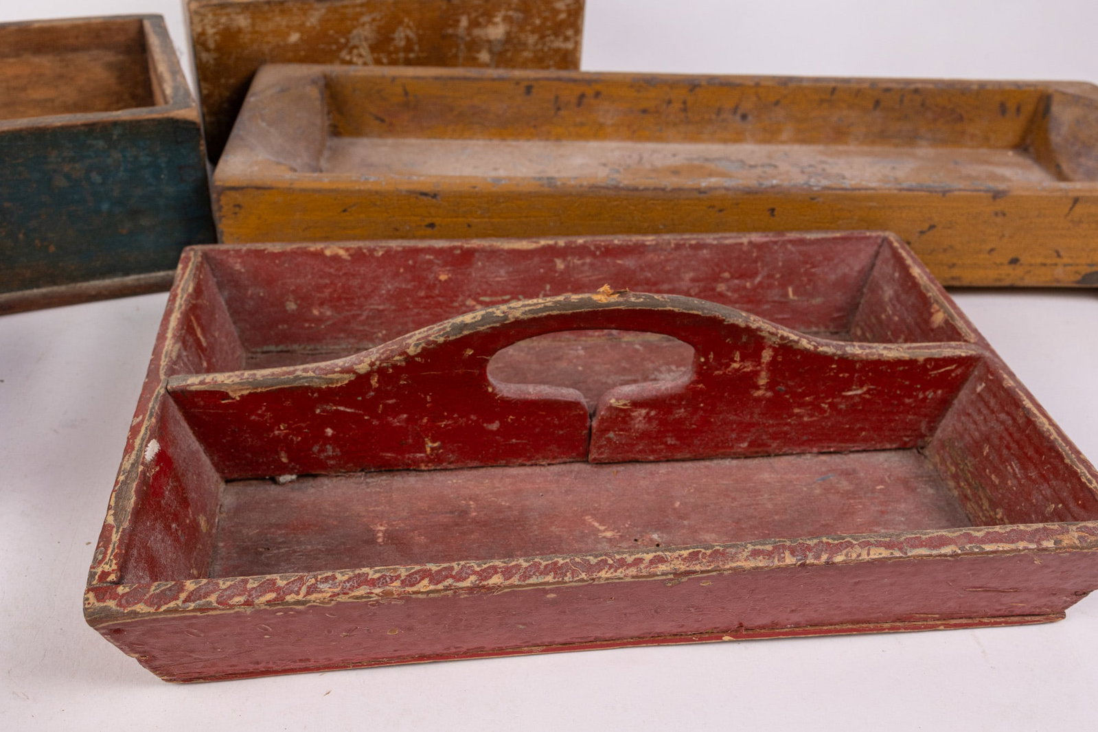 Assorted Primitive Wooden Vessels - 4