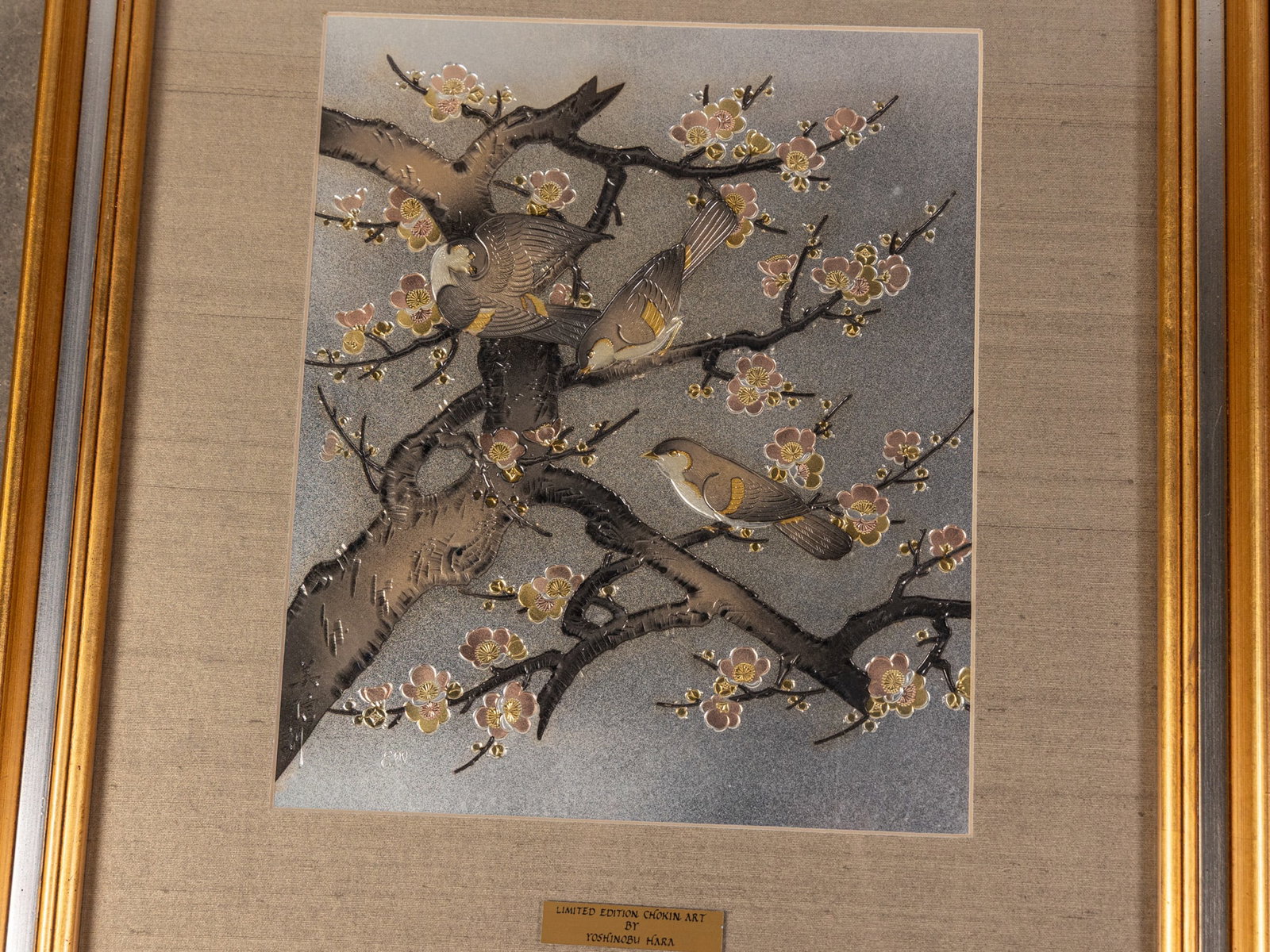 Pair of Vintage Framed Japanese Prints by Yoshinobu Hara - 2