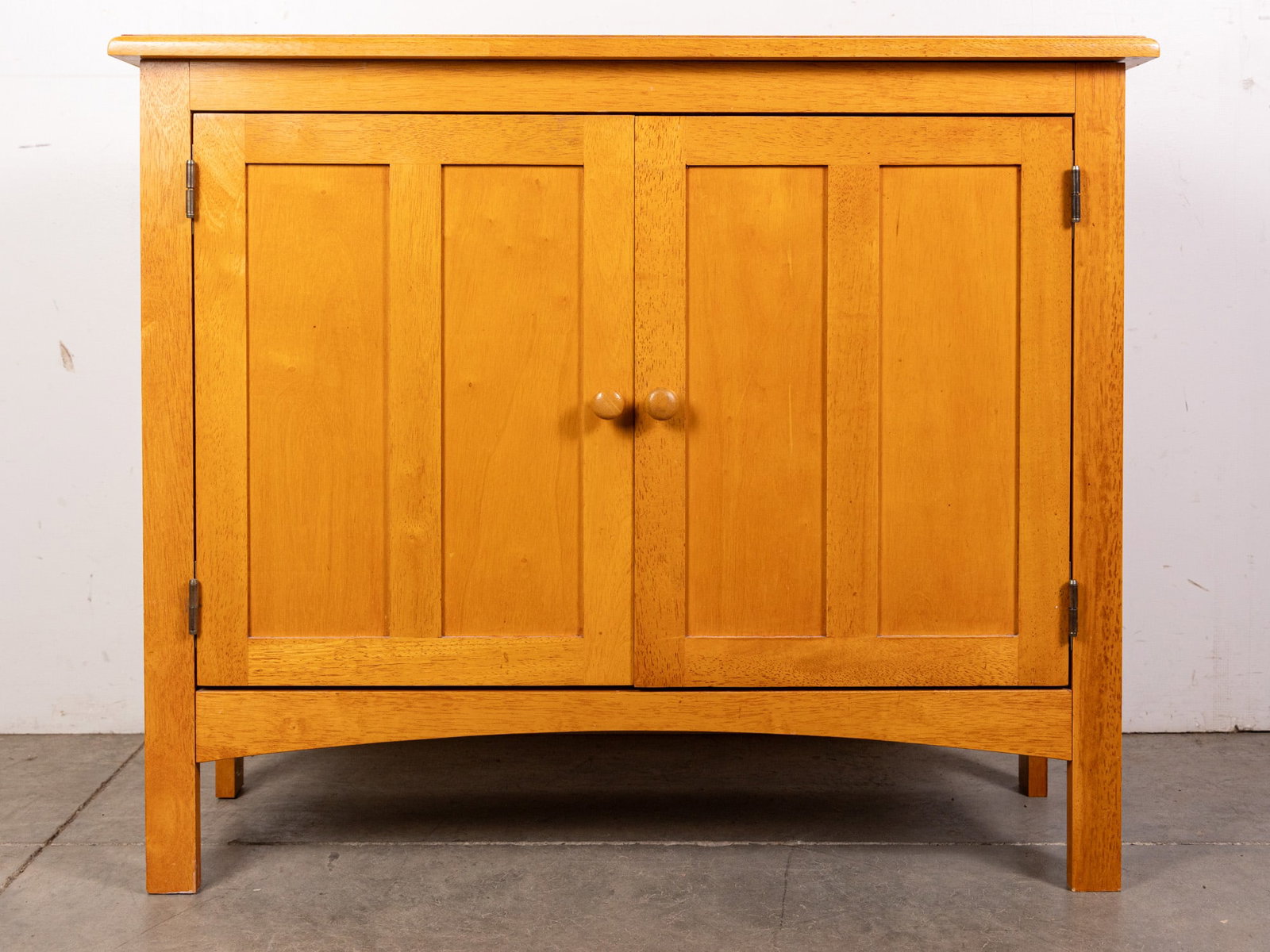 Contemporary 2-Door Wood Low Storage Cabinet: Contemporary 2-Door Wood Low Storage Cabinet Size 30" x 36" x 13" Literature Brooks Auction – Online Auction Terms & Conditions Contact: (856) 694-2960 | info@brooks.auction READ BEFORE YOU