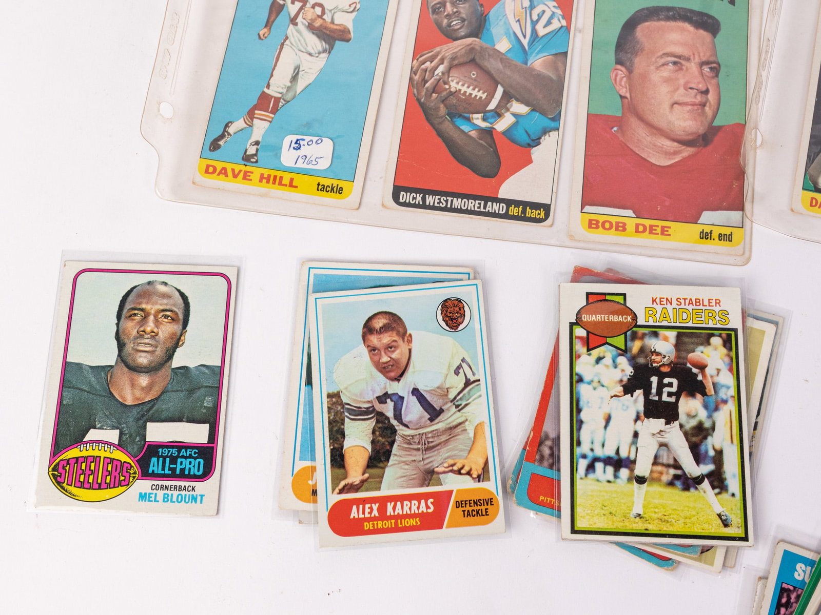 50+ Pre 1980s Vintage NFL Trading Cards - 6