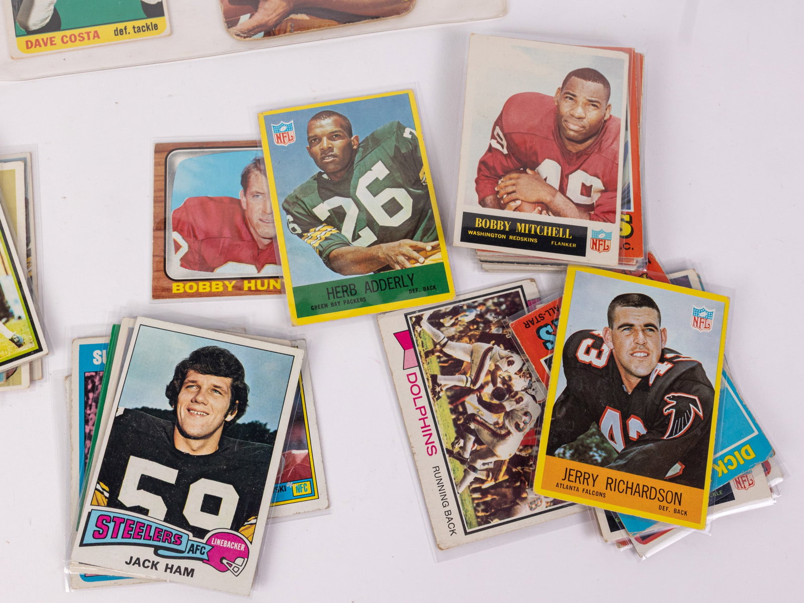 50+ Pre 1980s Vintage NFL Trading Cards - 7