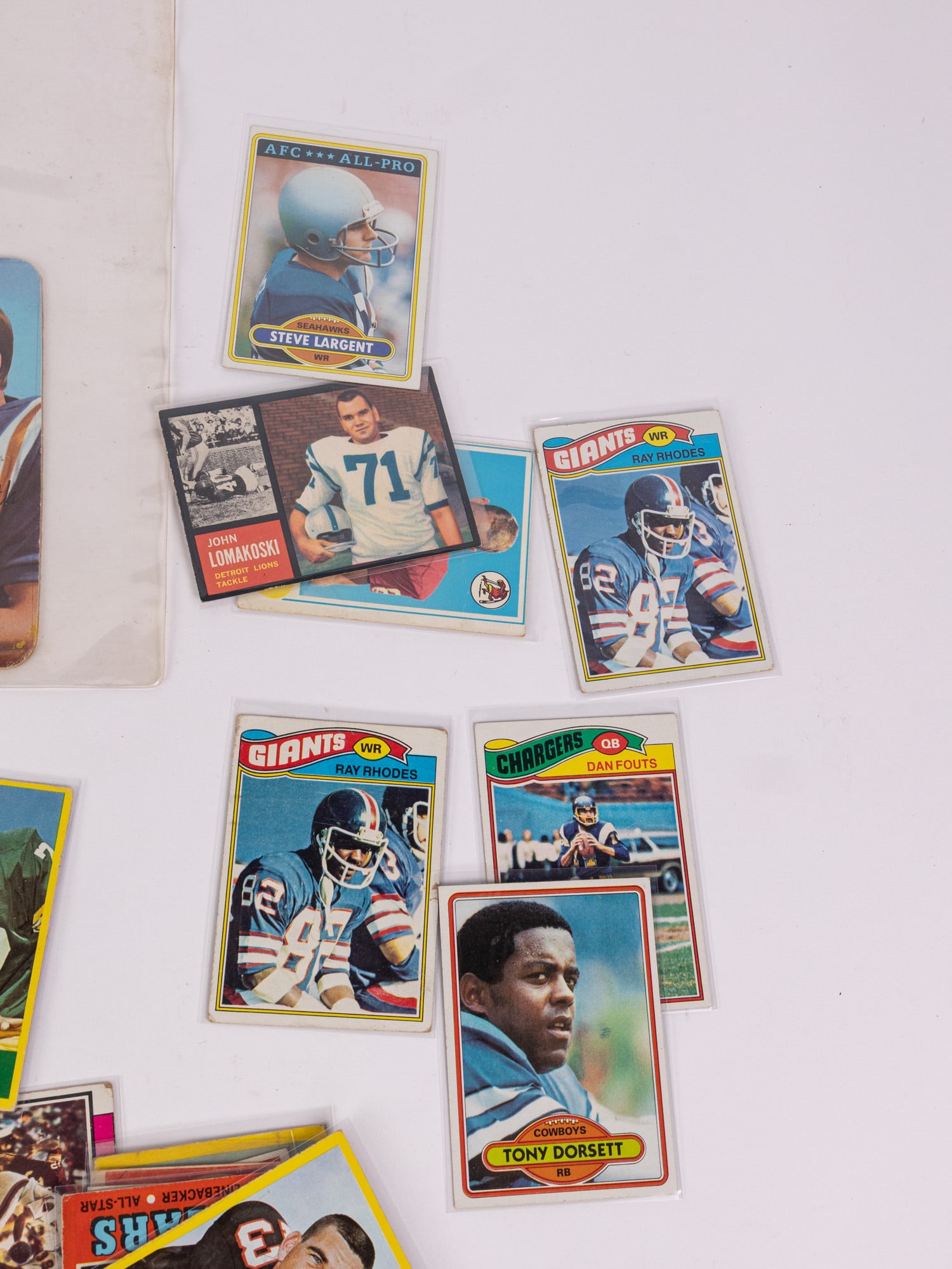 50+ Pre 1980s Vintage NFL Trading Cards - 8