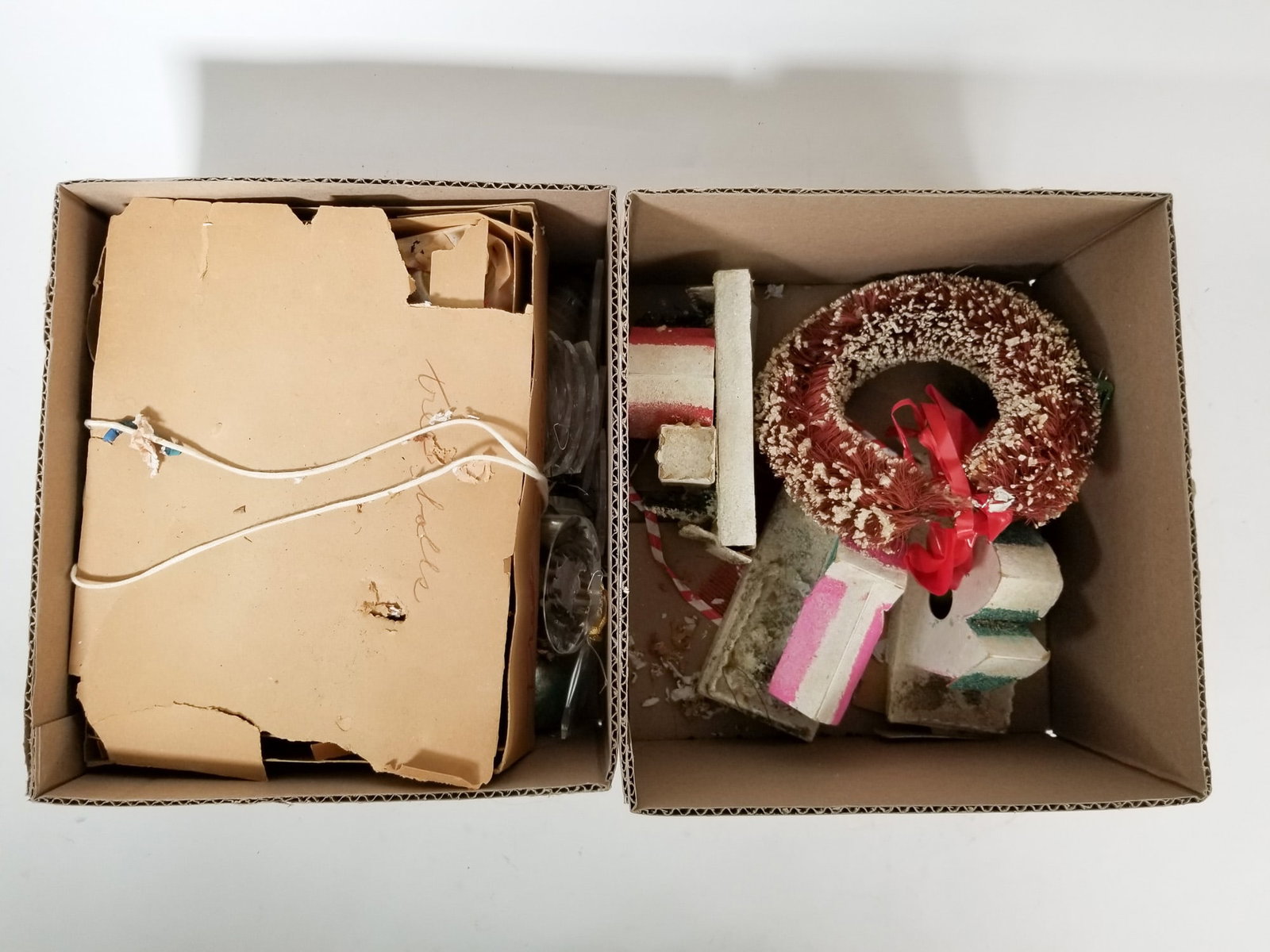 Assortment of Vintage Christmas Tree Ornaments & Decor: Assortment of Vintage Christmas Tree Ornaments & Decor Size 7" x 12" x 12" Literature Brooks Auction – Online Auction Terms & Conditions Contact: (856) 694-2960 | info@brooks.auction READ BE