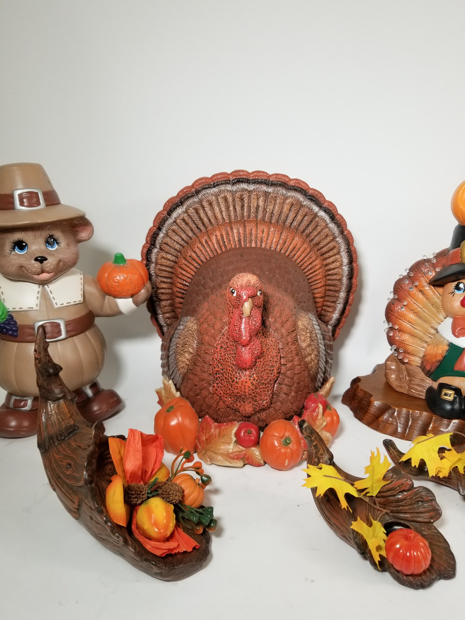 Assorted Ceramic Thanksgiving Decor - 4