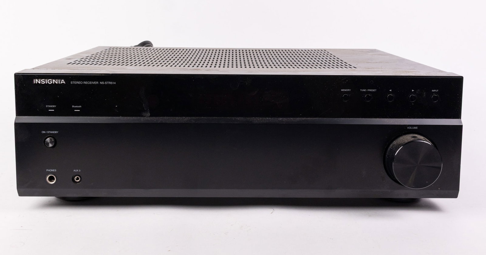 Bluetooth Insignia NS-STR514 2 Channel 200 Watt Stereo Receiver: Bluetooth Insignia NS-STR514 2 Channel 200 Watt Stereo Receiver Literature Brooks Auction – Online Auction Terms & Conditions Contact: (856) 694-2960 | info@brooks.auction READ BEFORE YOU BID: