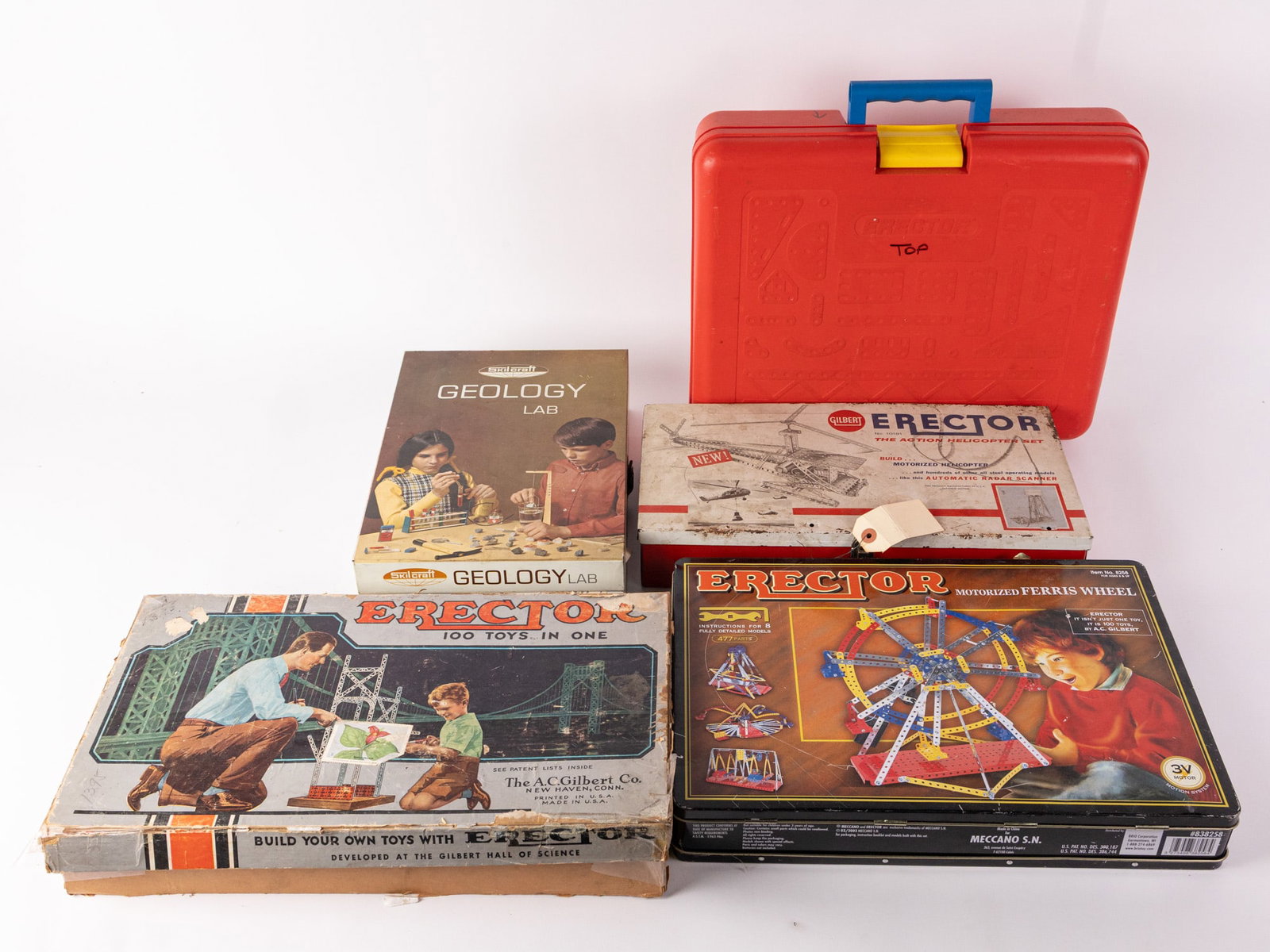 Large Grouping of Assorted Vintage Erector and Toy Sets (1 of 4)