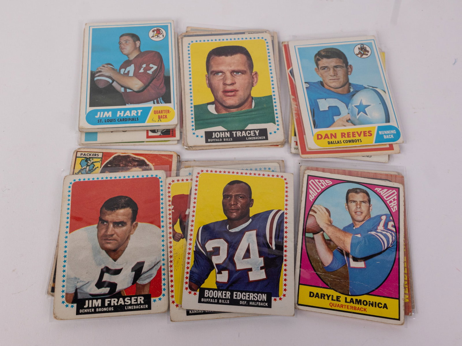 40 Pre 1970 NFL Trading Card Assortment - 3