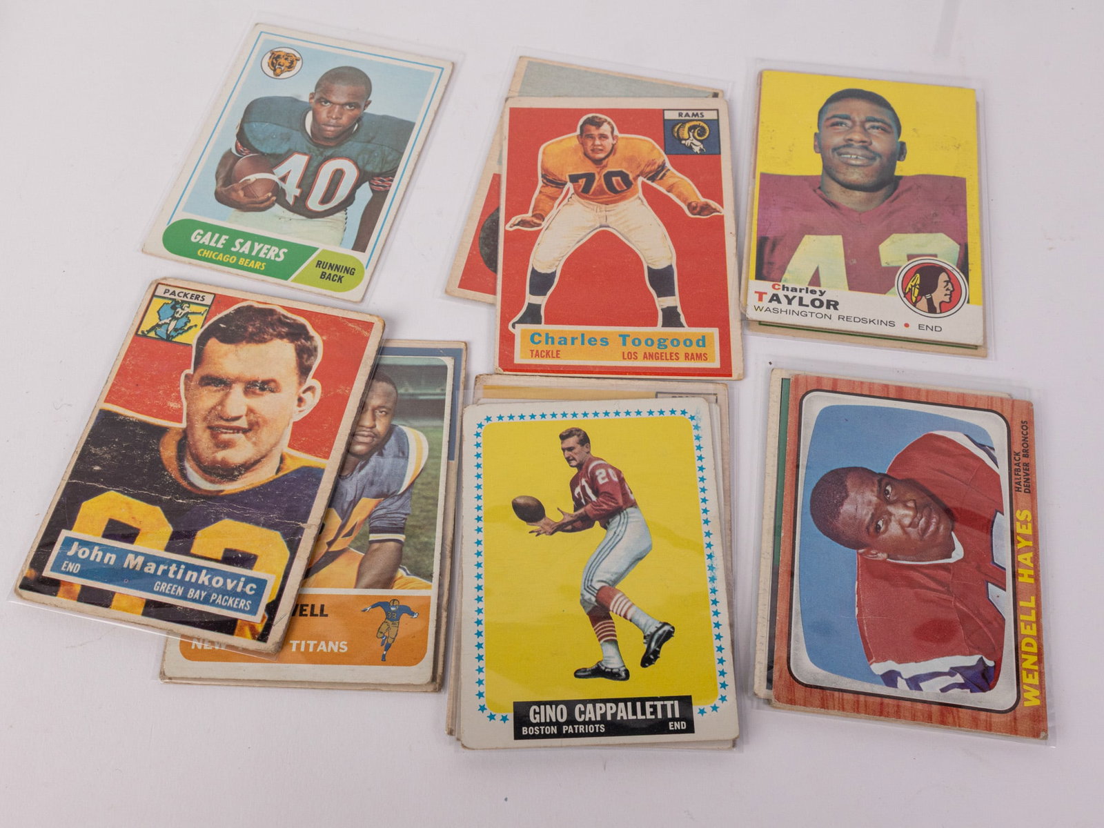 40 Pre 1970 NFL Trading Card Assortment - 4