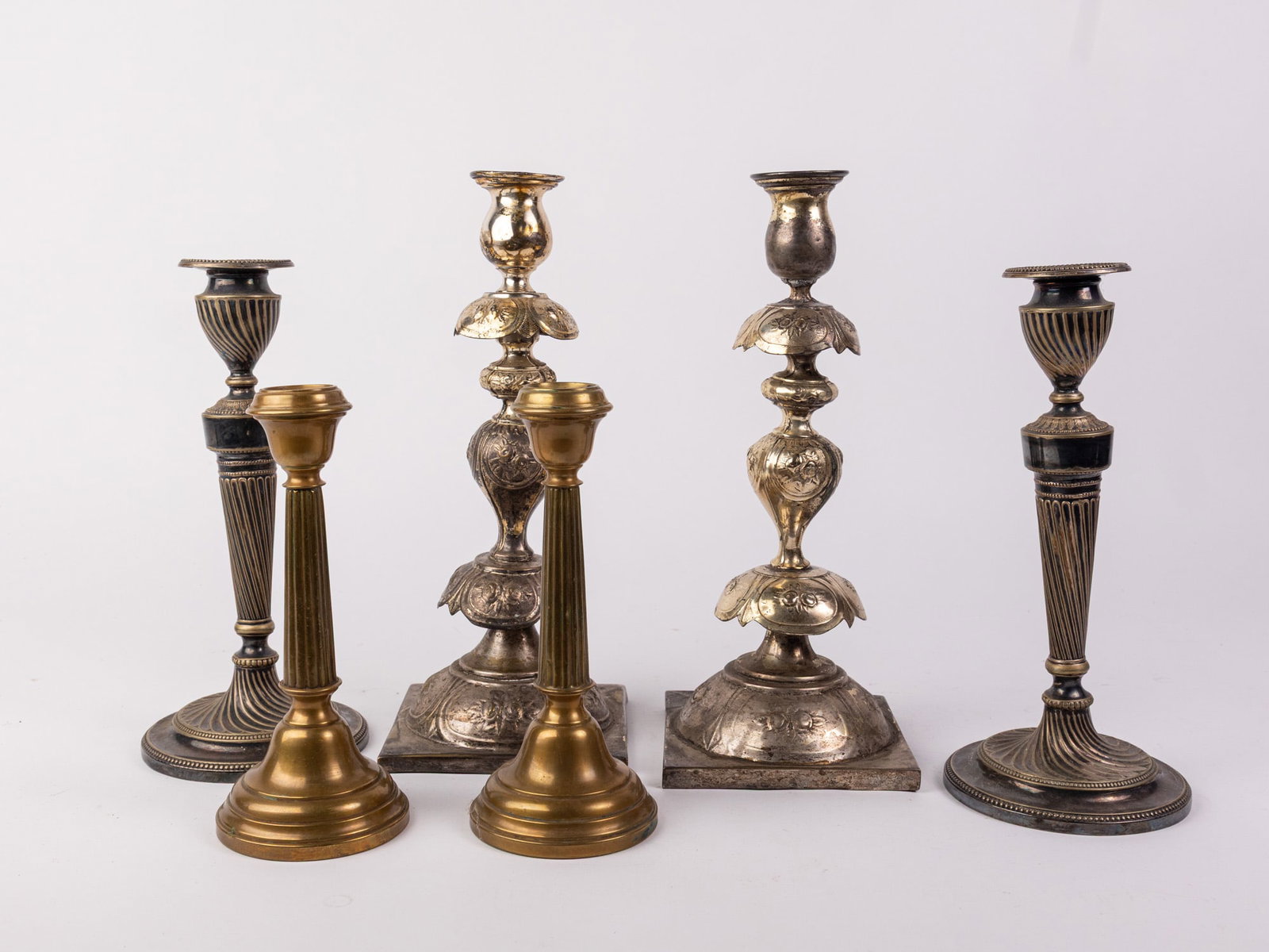 Grouping of Vintage and Antique Candlesticks (1 of 5)