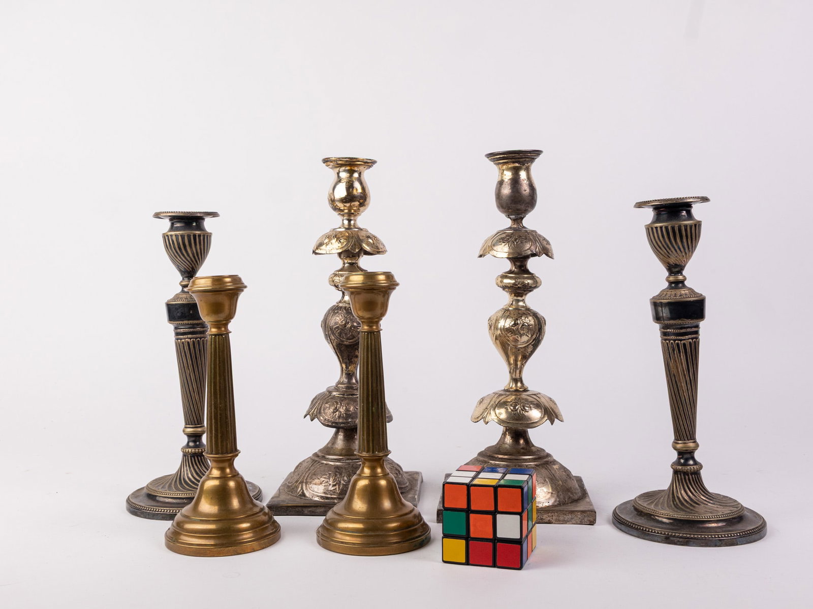 Grouping of Vintage and Antique Candlesticks - 2