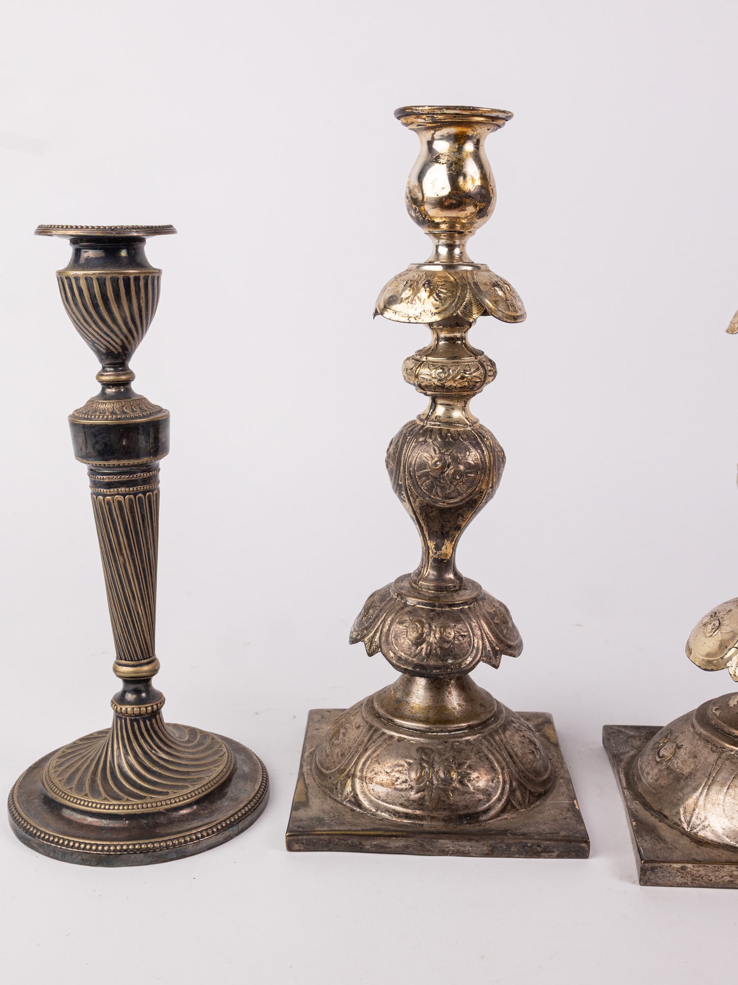 Grouping of Vintage and Antique Candlesticks - 4