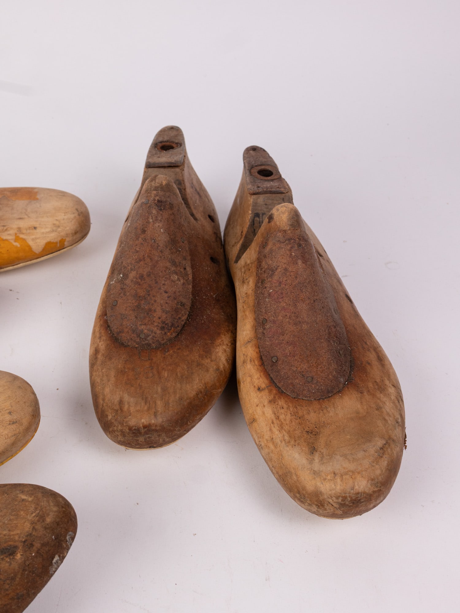 Grouping of Antique Shoe Lasts Wooden Shoe Forms - 4
