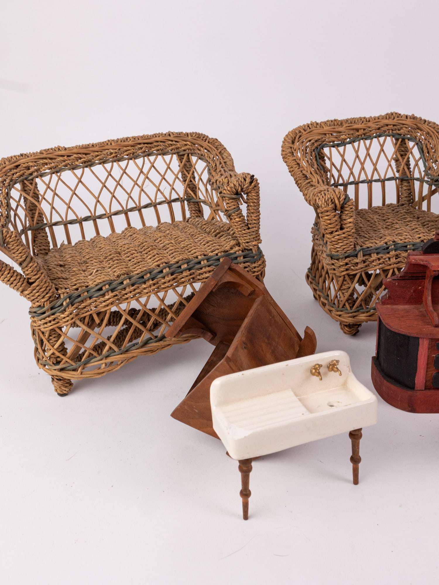 Vintage Doll Furniture Assortment - 3