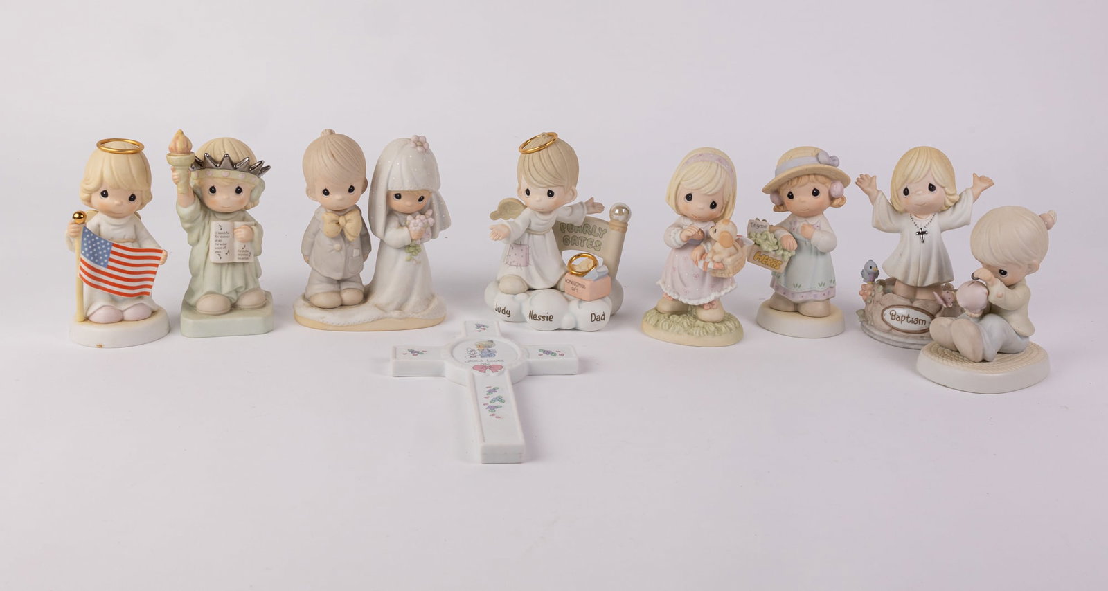 Grouping of Precious Moments Vintage Porcelain Figures (1 of 4)
