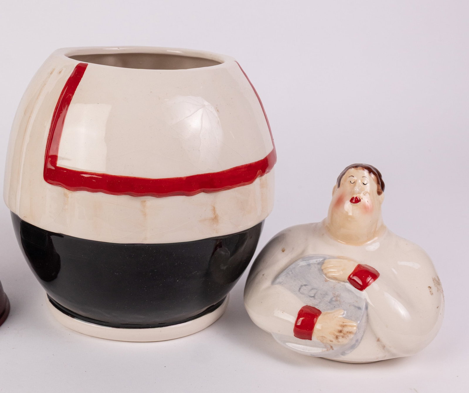 Decorative Assortment Lot ft. Figural Cookie Jar - 3