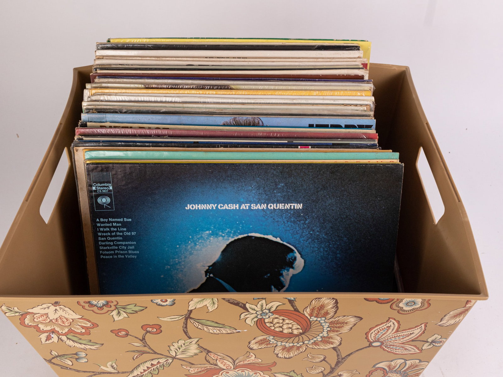 Assortment of Vintage Records ft. Johnny Cash and Sam Cooke (1 of 6)