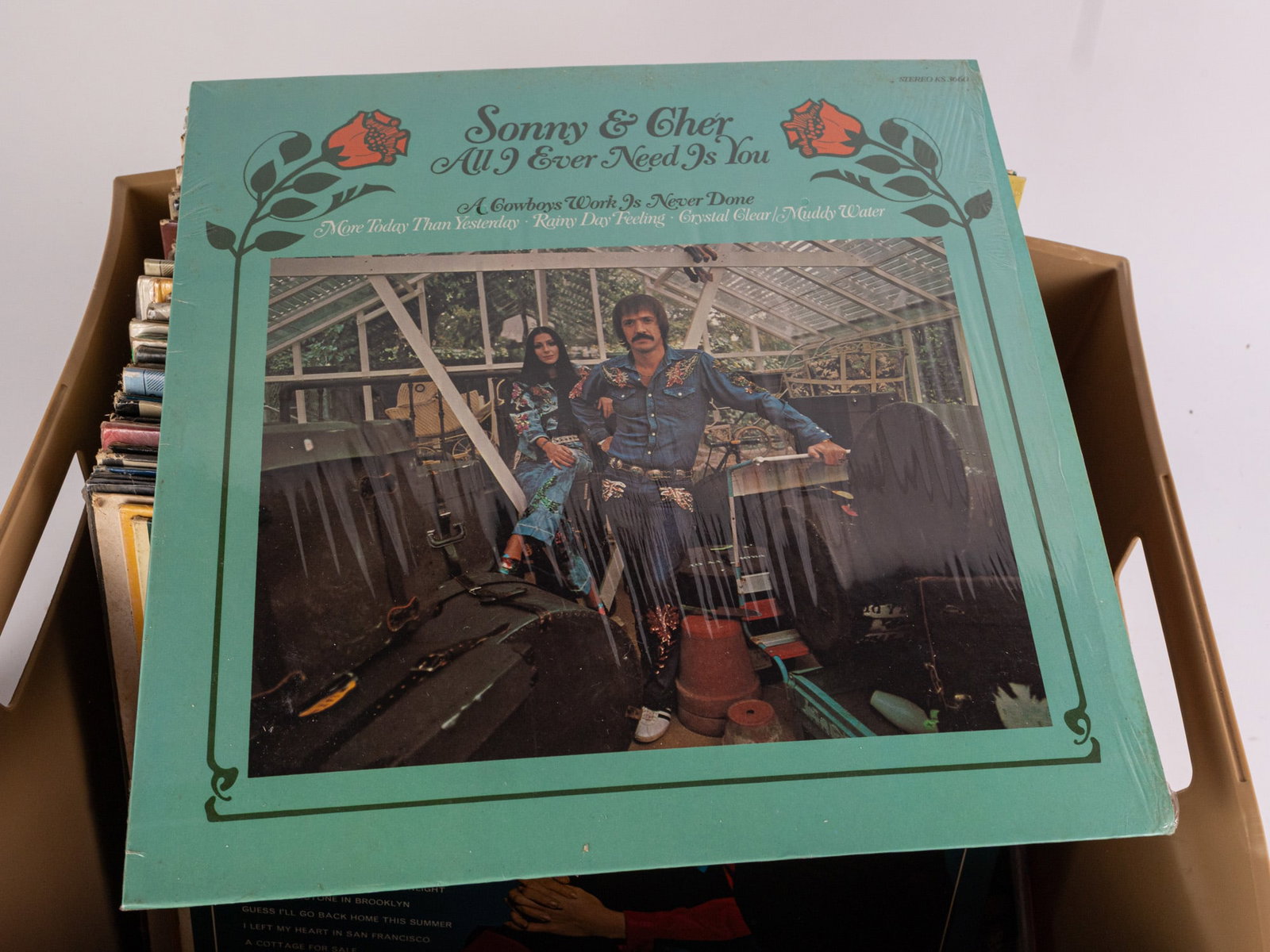 Assortment of Vintage Records ft. Johnny Cash and Sam Cooke - 4