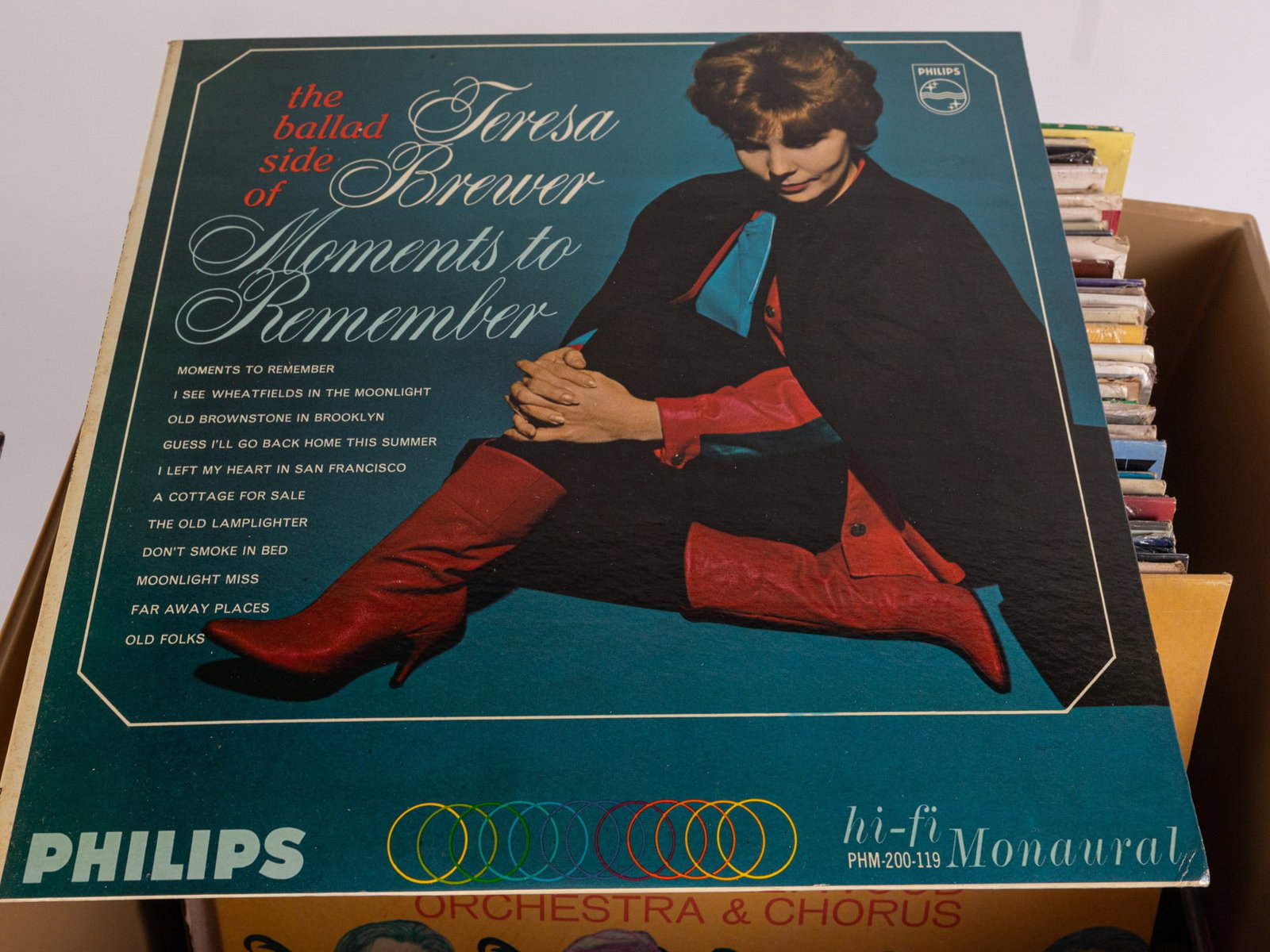 Assortment of Vintage Records ft. Johnny Cash and Sam Cooke - 5