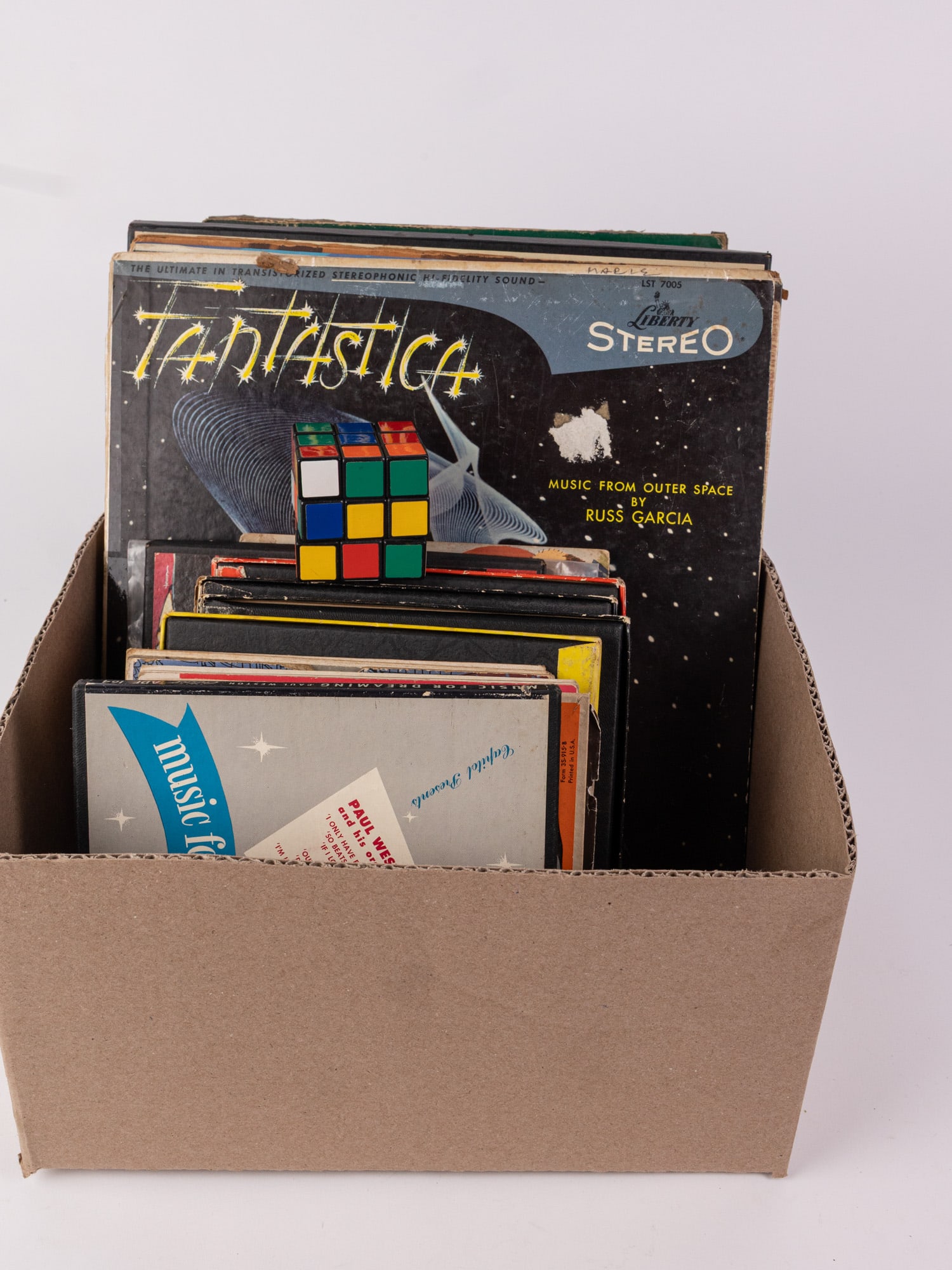 Assortment of Vintage Records and 45s - 2