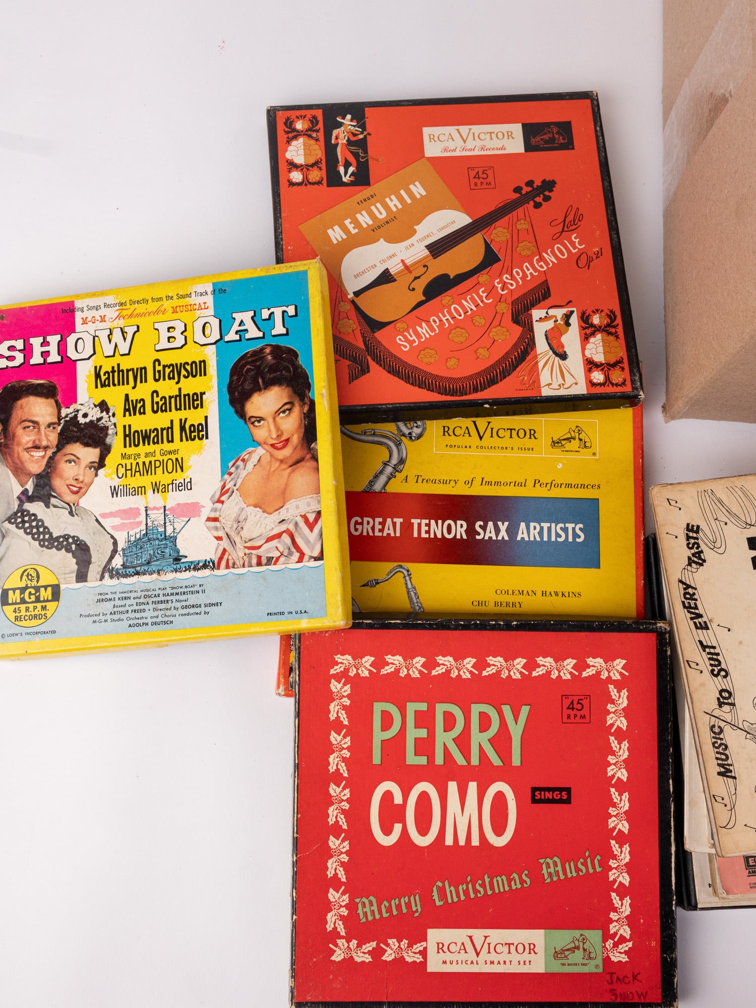 Assortment of Vintage Records and 45s - 3